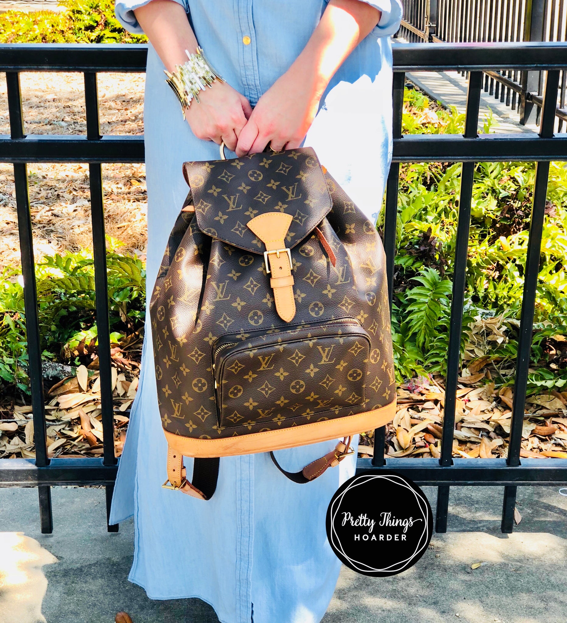 LOUIS VUITTON Montsouris GM Backpack