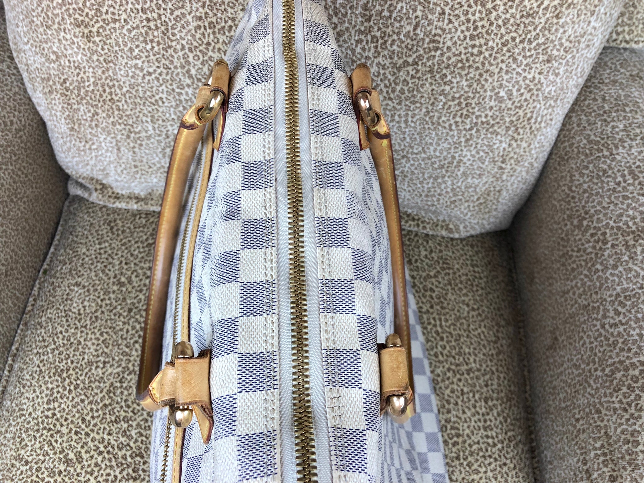 LOUIS VUITTON Damier Azur Saleya GM