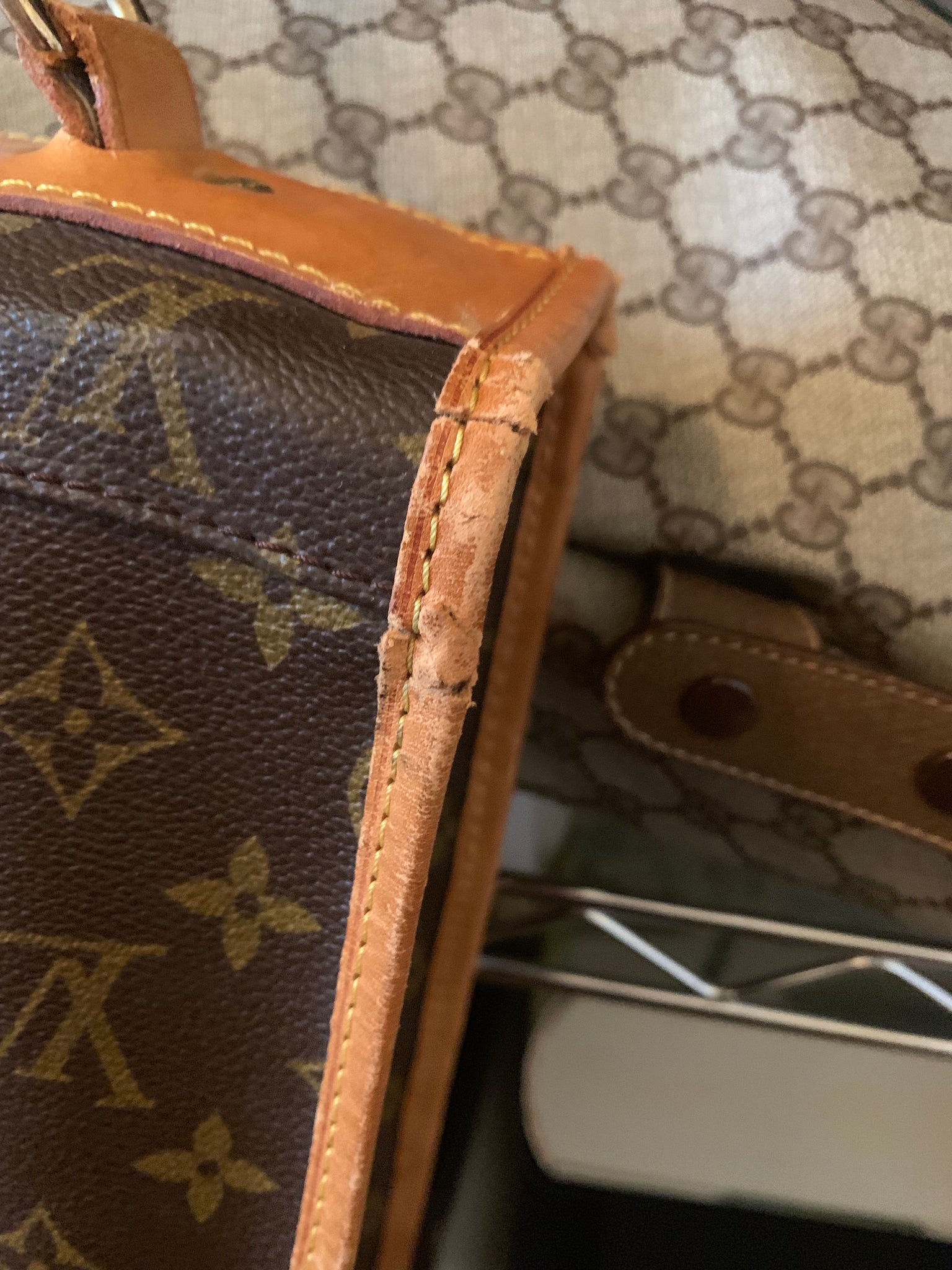 LOUIS VUITTON Garment Travel Luggage Bag + 2 Hangers