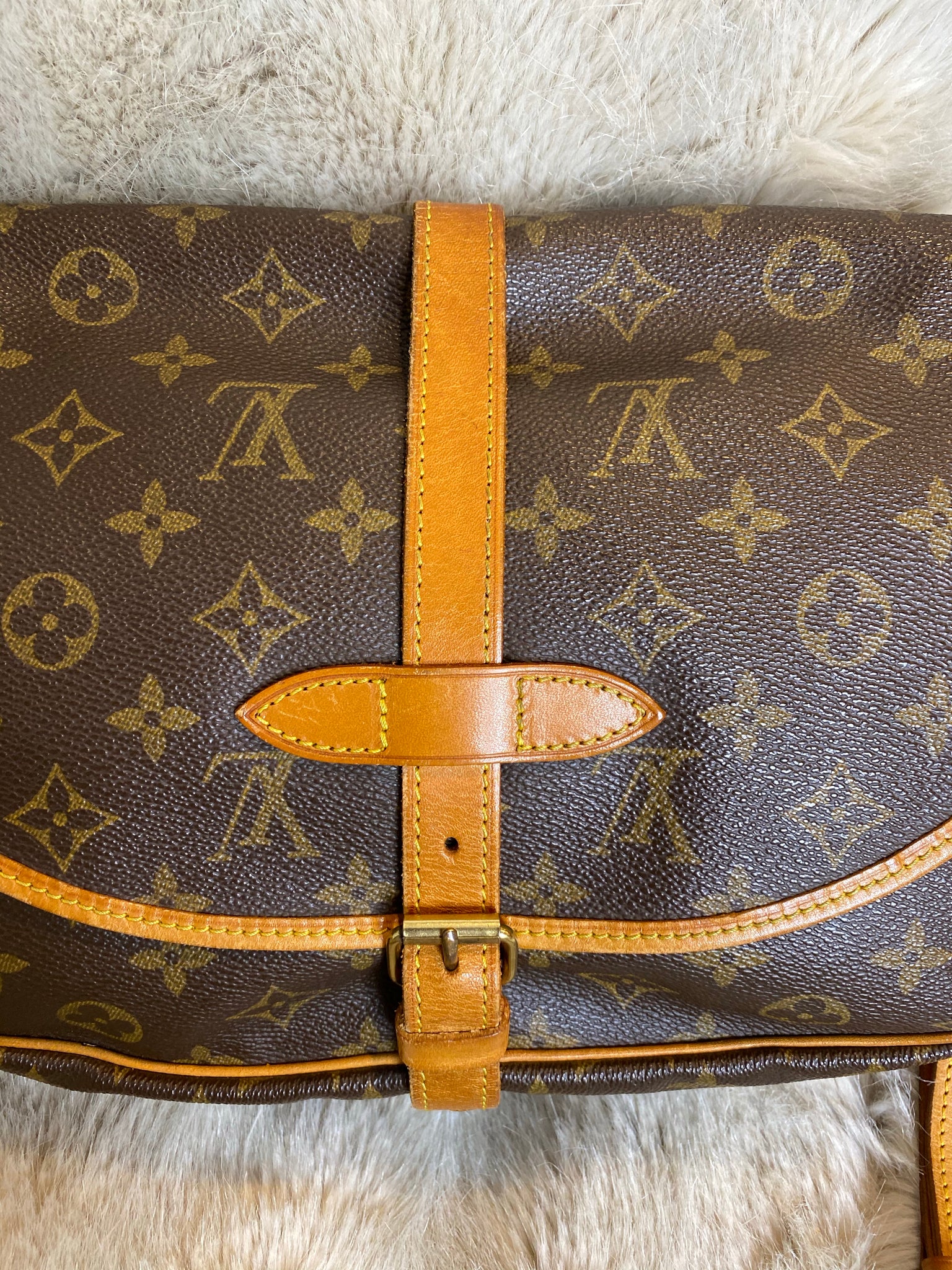 LOUIS VUITTON Saumur 30 Crossbody Bag