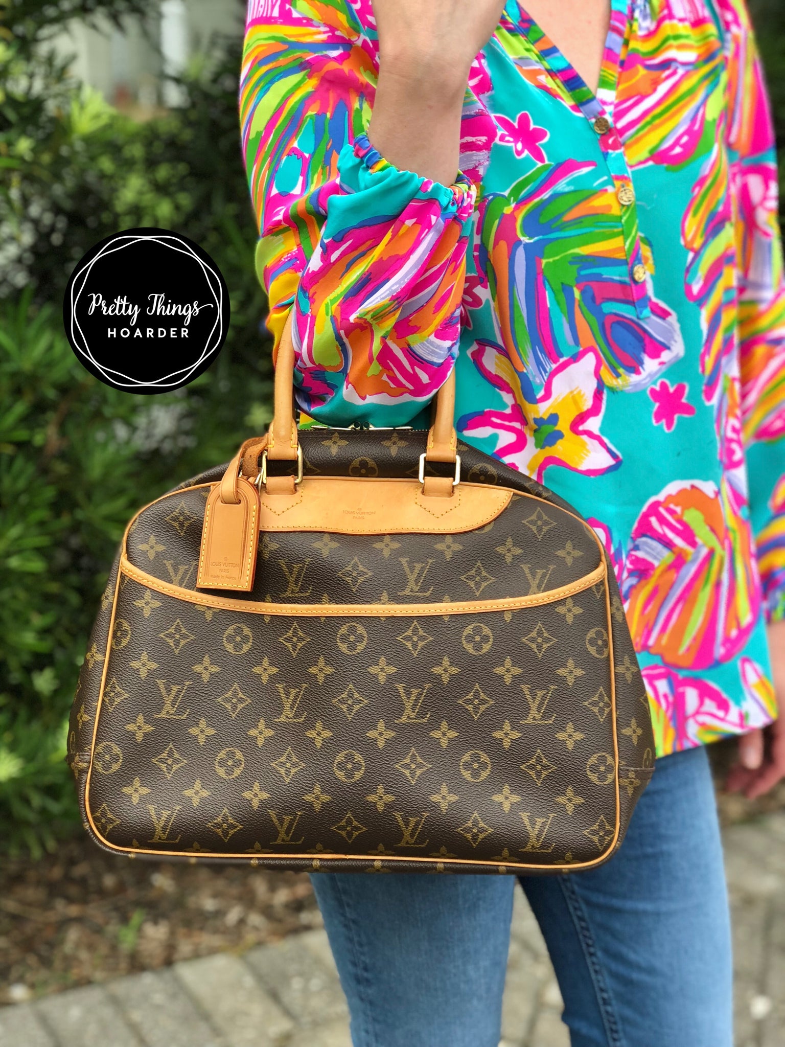 LOUIS VUITTON Monogram Deauville Bag