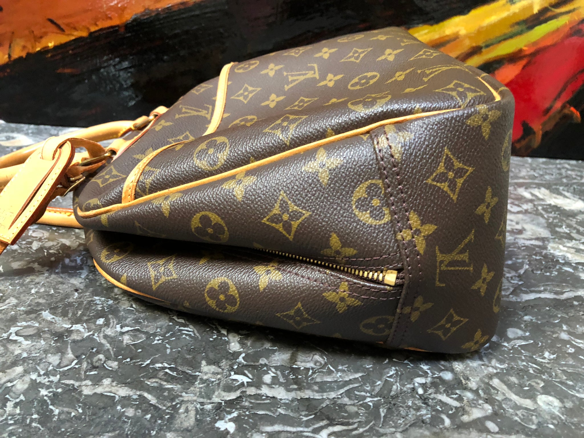 LOUIS VUITTON Monogram Deauville Bag