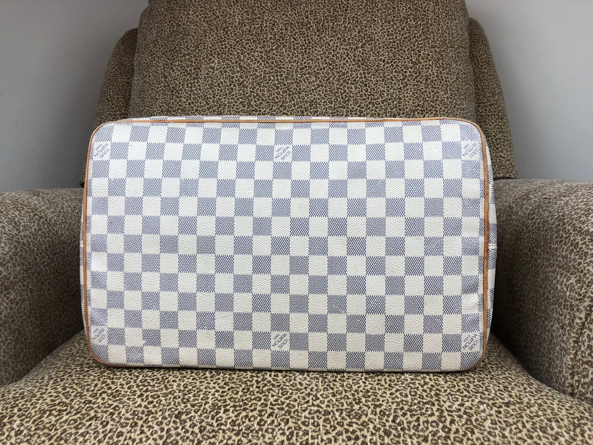 LOUIS VUITTON Damier Azur Saleya GM