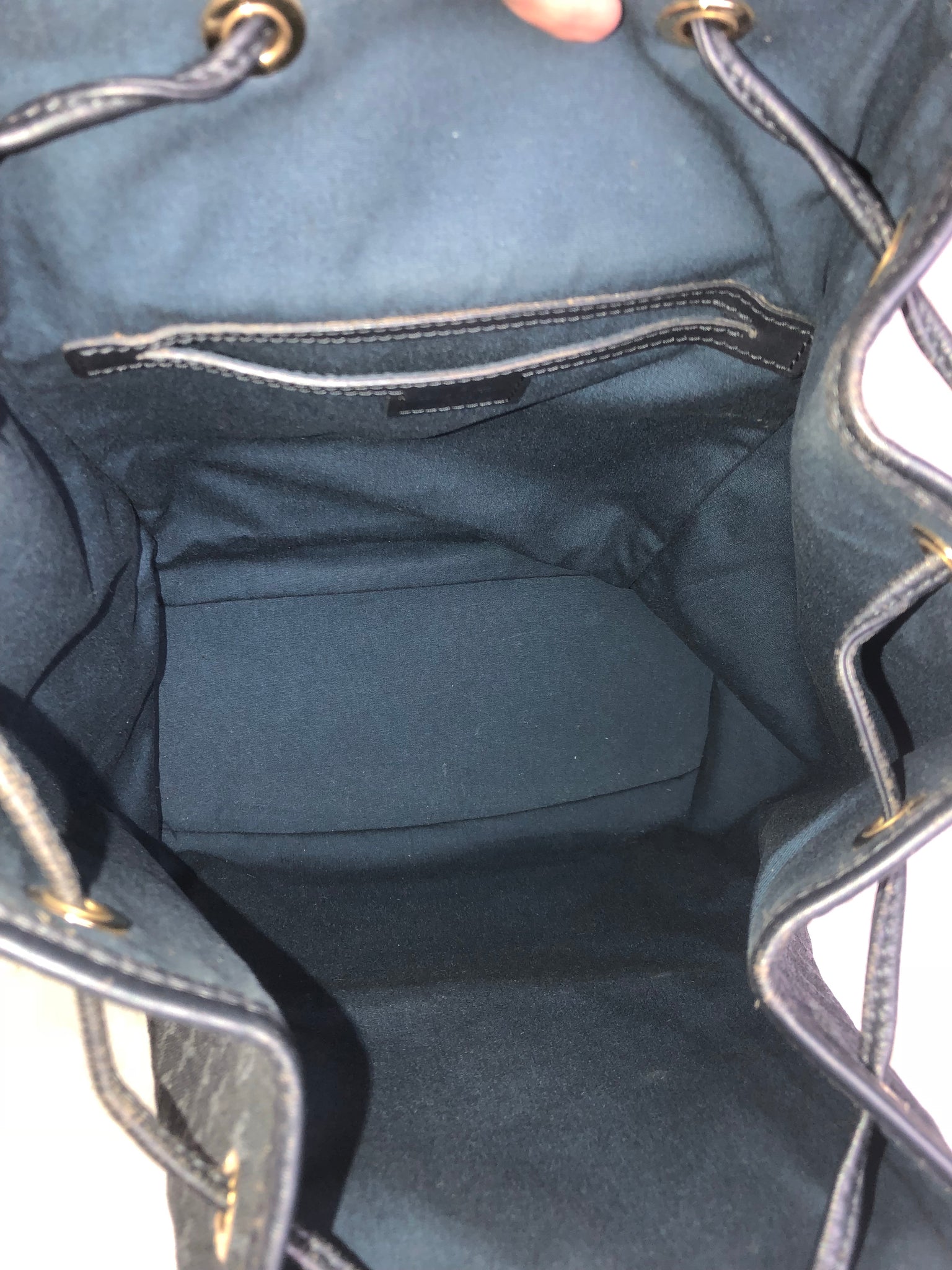 LOUIS VUITTON Navy GM Backpack