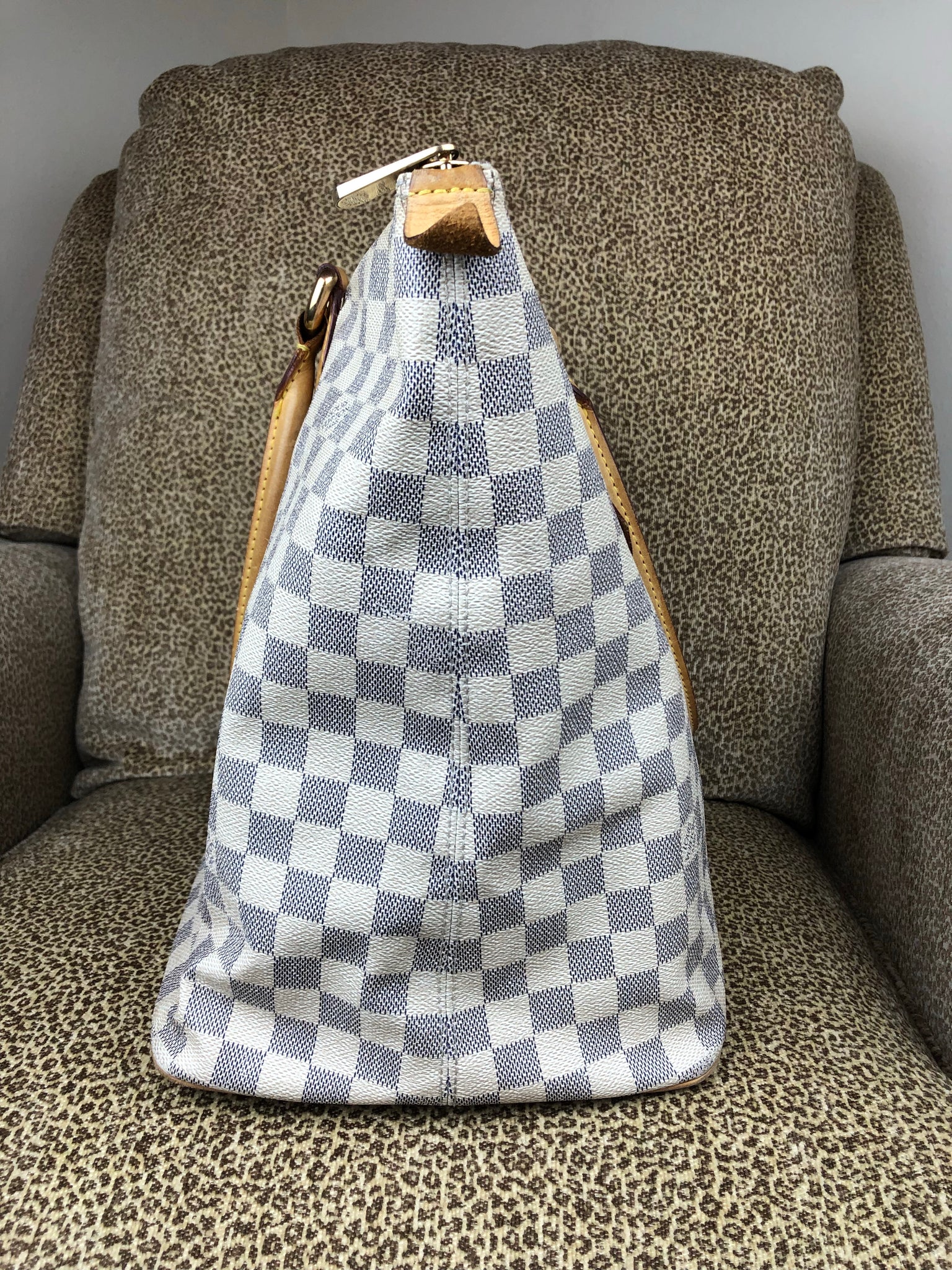 LOUIS VUITTON Damier Azur Saleya GM