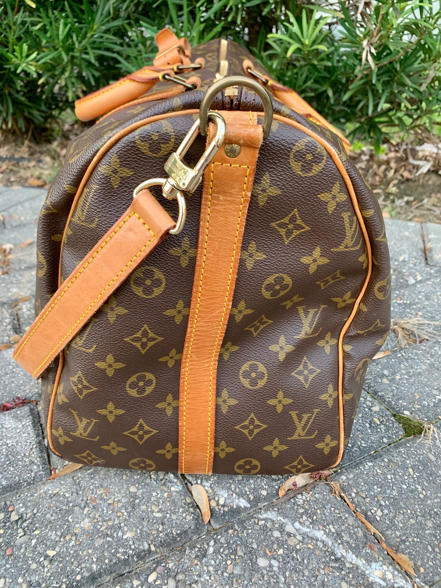 LOUIS VUITTON Keepall Bandouliere 50 Duffel Bag