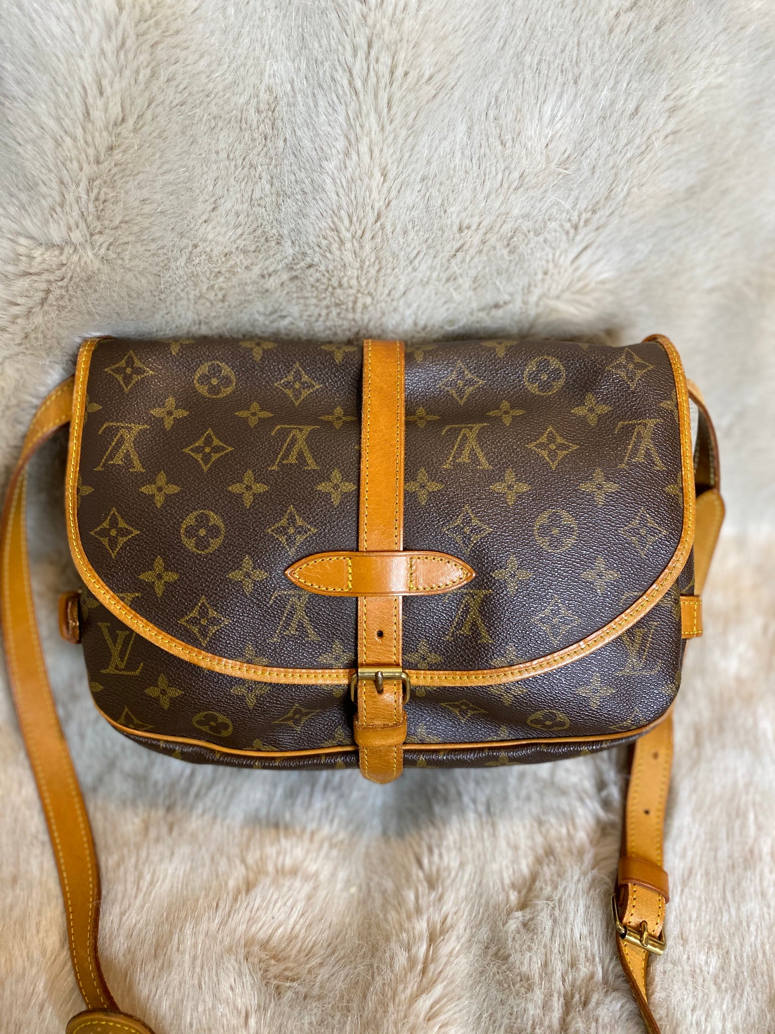 LOUIS VUITTON Saumur 30 Crossbody Bag