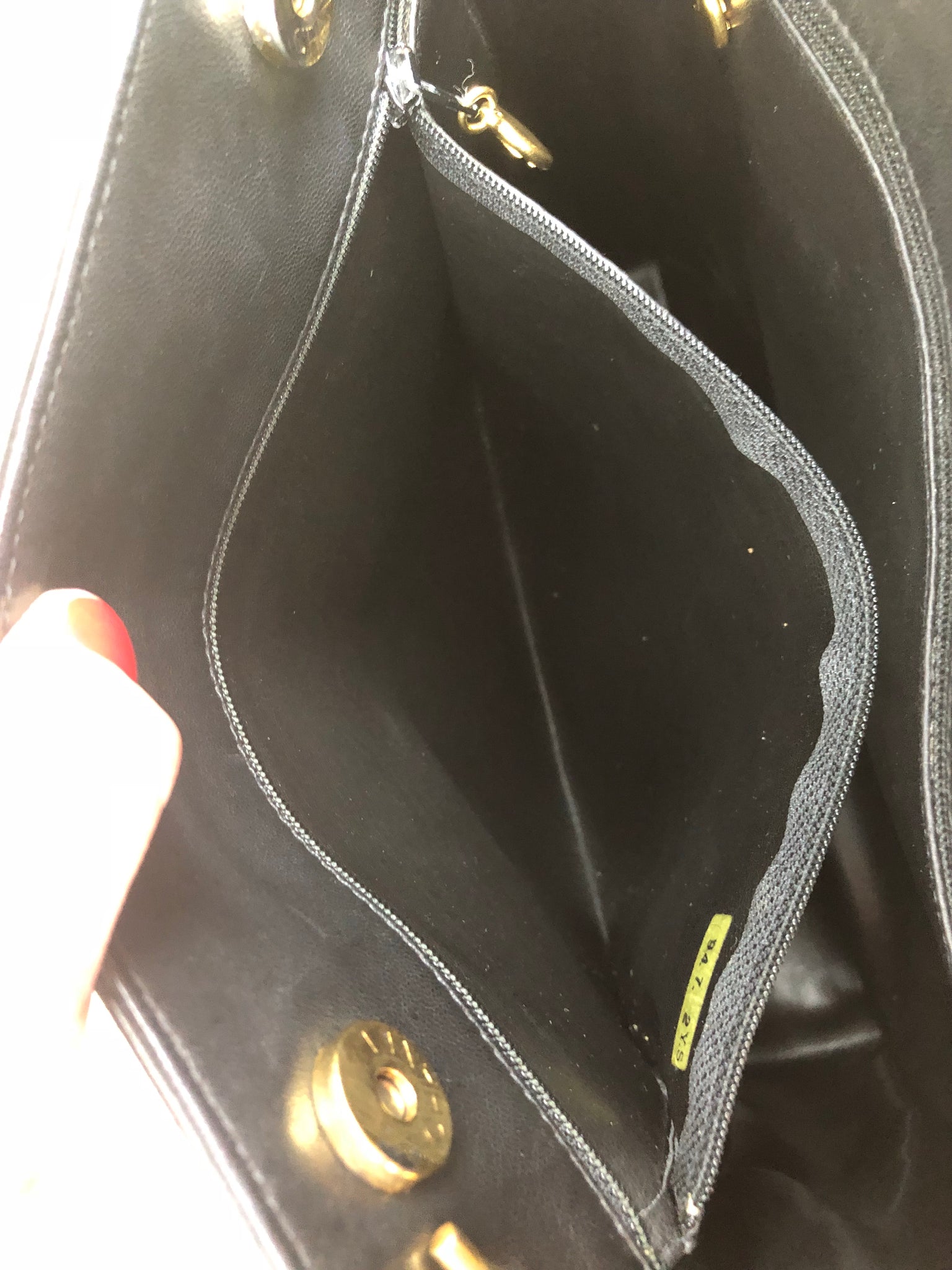 CHANEL Triple CC Black Lambskin Tote