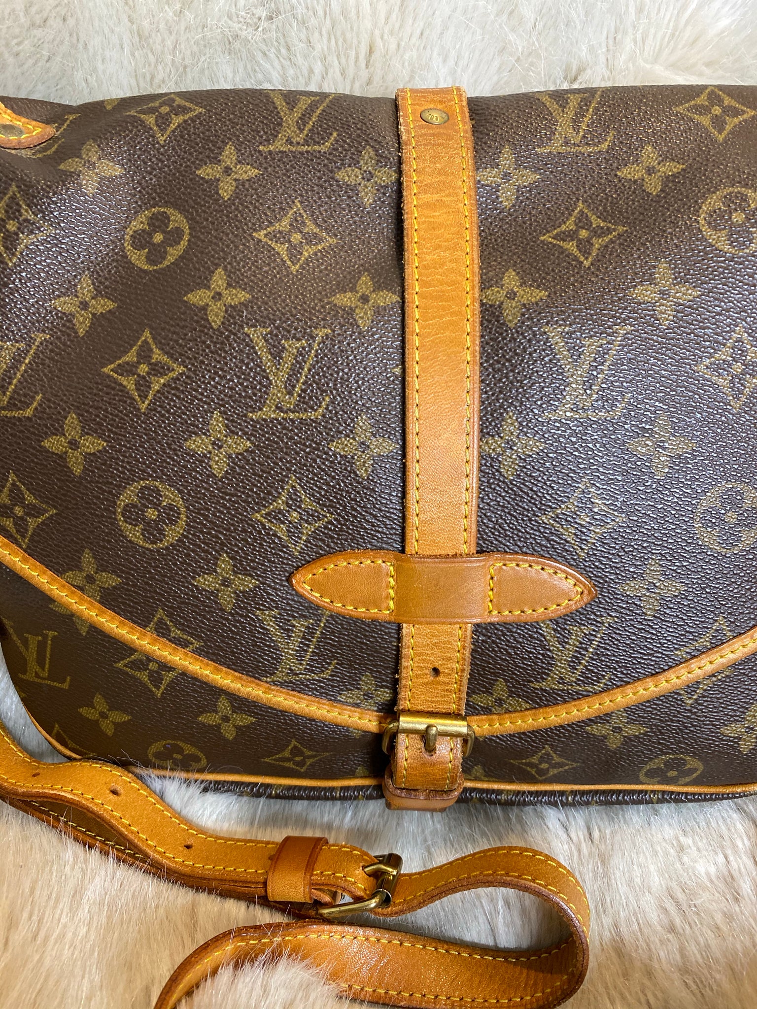 LOUIS VUITTON Saumur 30 Crossbody Bag