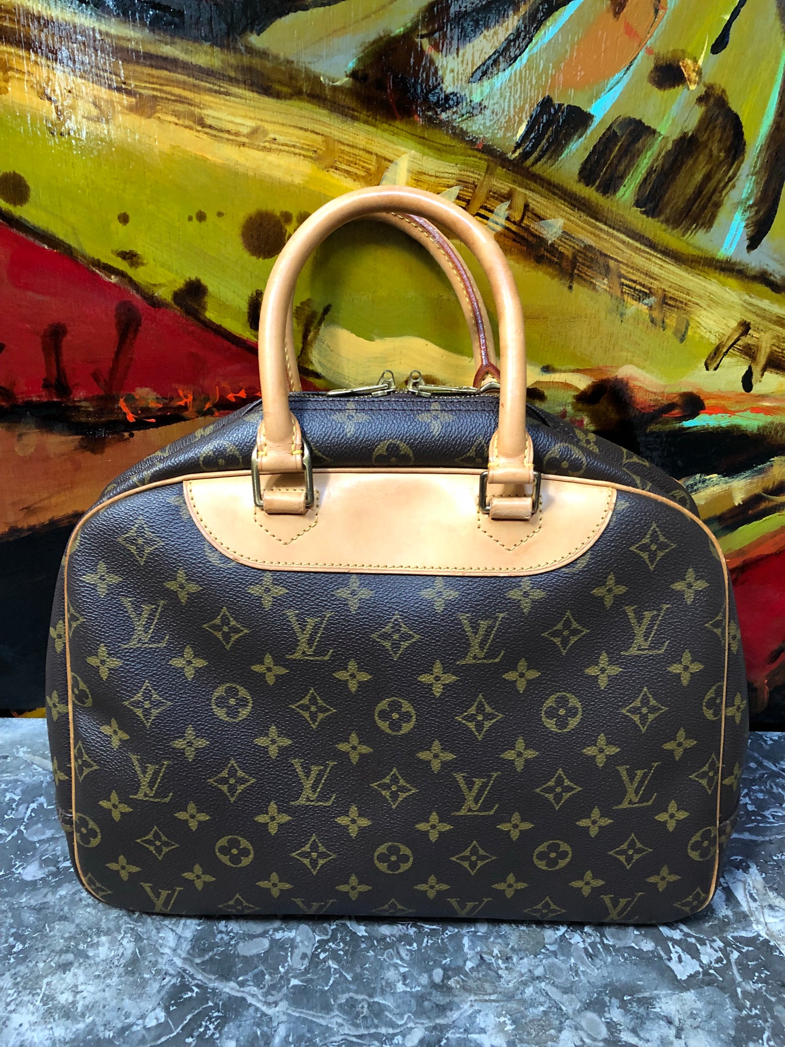 LOUIS VUITTON Monogram Deauville Bag