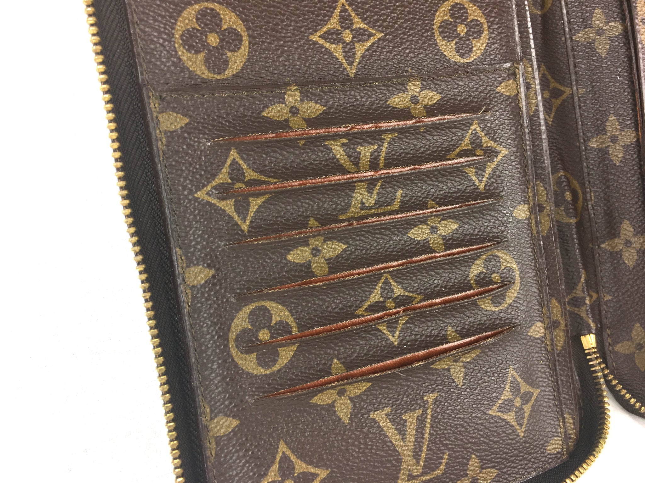 LOUIS VUITTON Monogram Zippy Organizer Travel Clutch Wallet