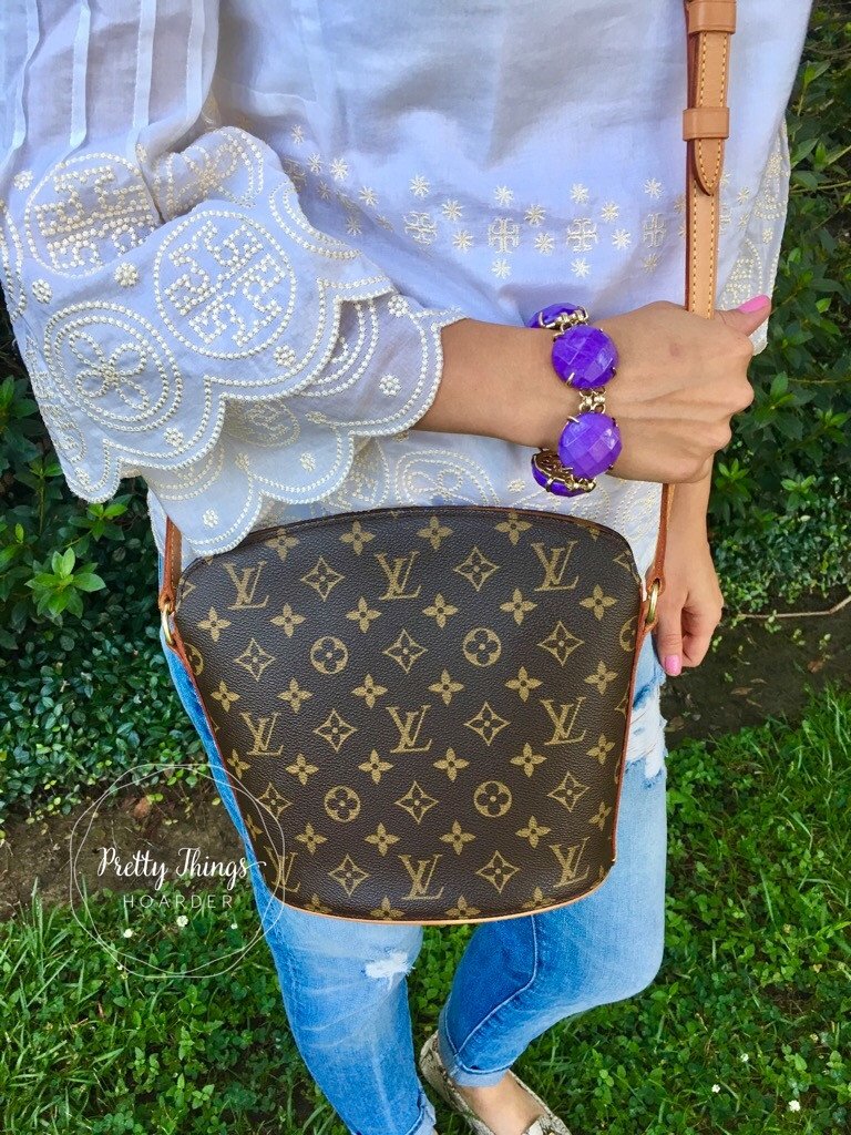 LOUIS VUITTON Drouot Monogram Crossbody Bag