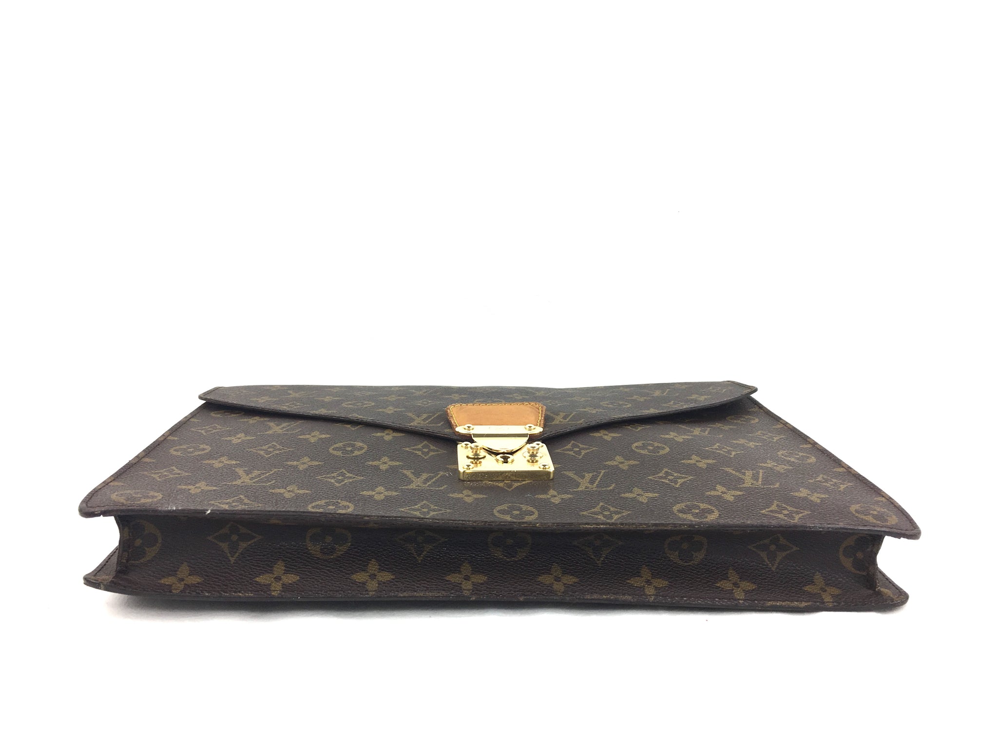 LOUIS VUITTON Monogram Porte Documents Clutch