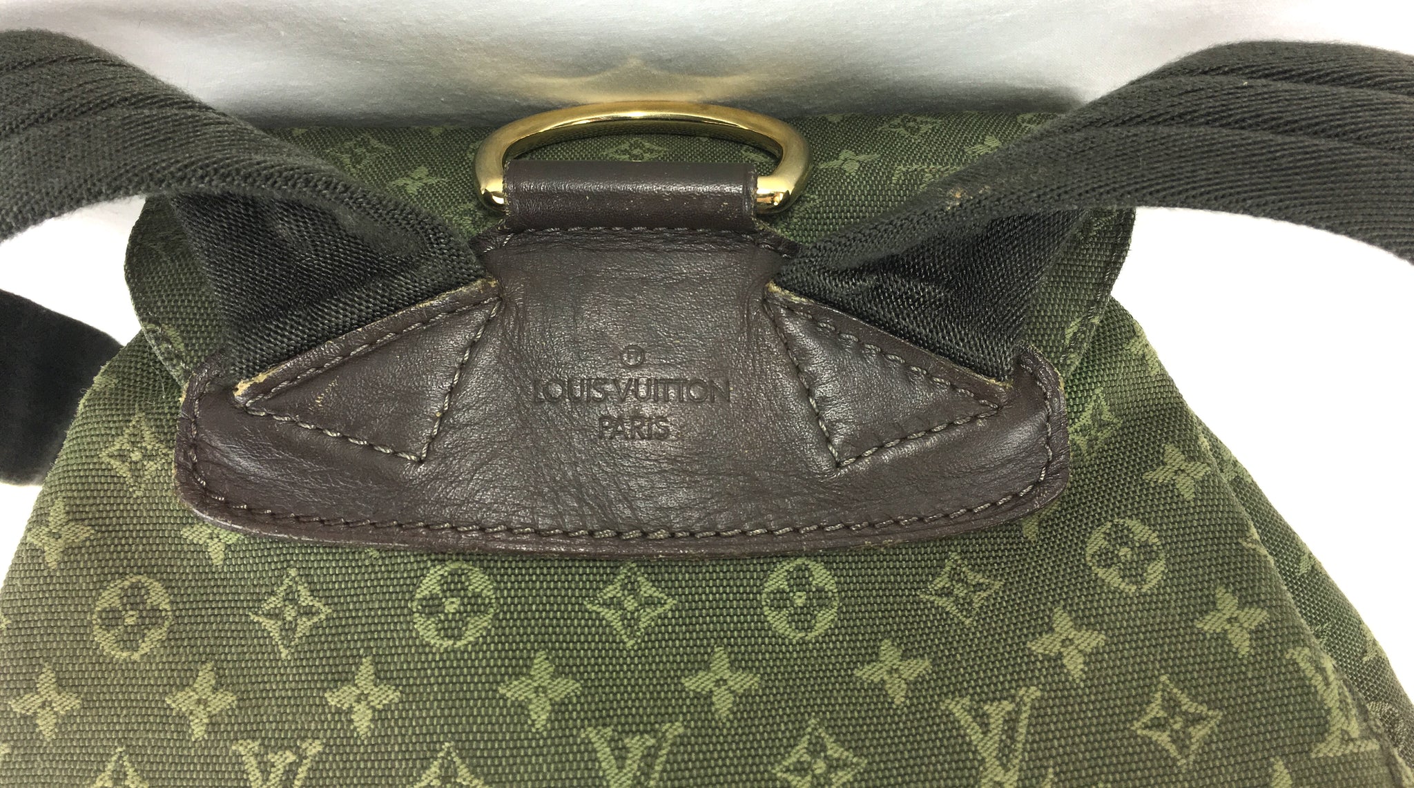 Authentic Louis Vuitton Monogram Montsouris GM Backpack M51135 LV 0927G