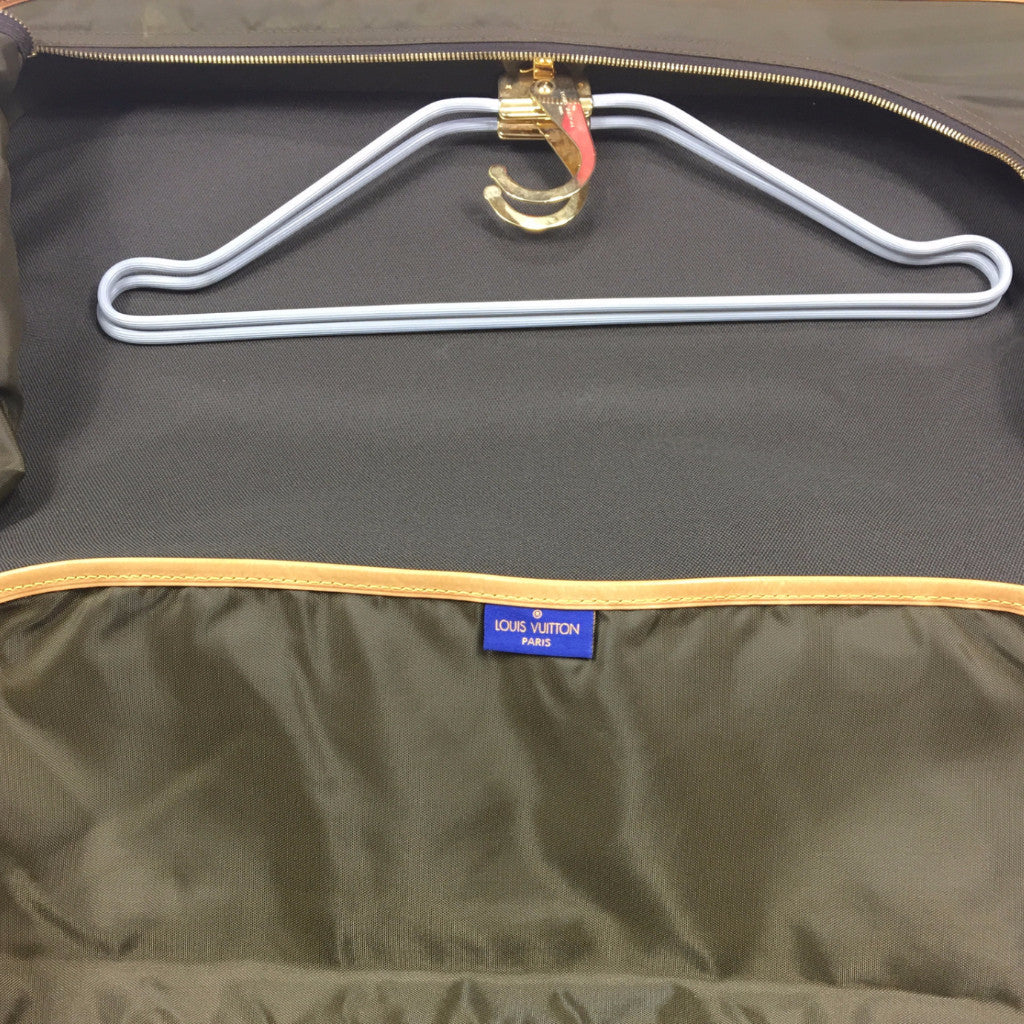 Louis Vuitton Monogram Garment Carrier 2 Hangers and Strap 233160 Brown  Weekend/Travel Bag, Louis Vuitton