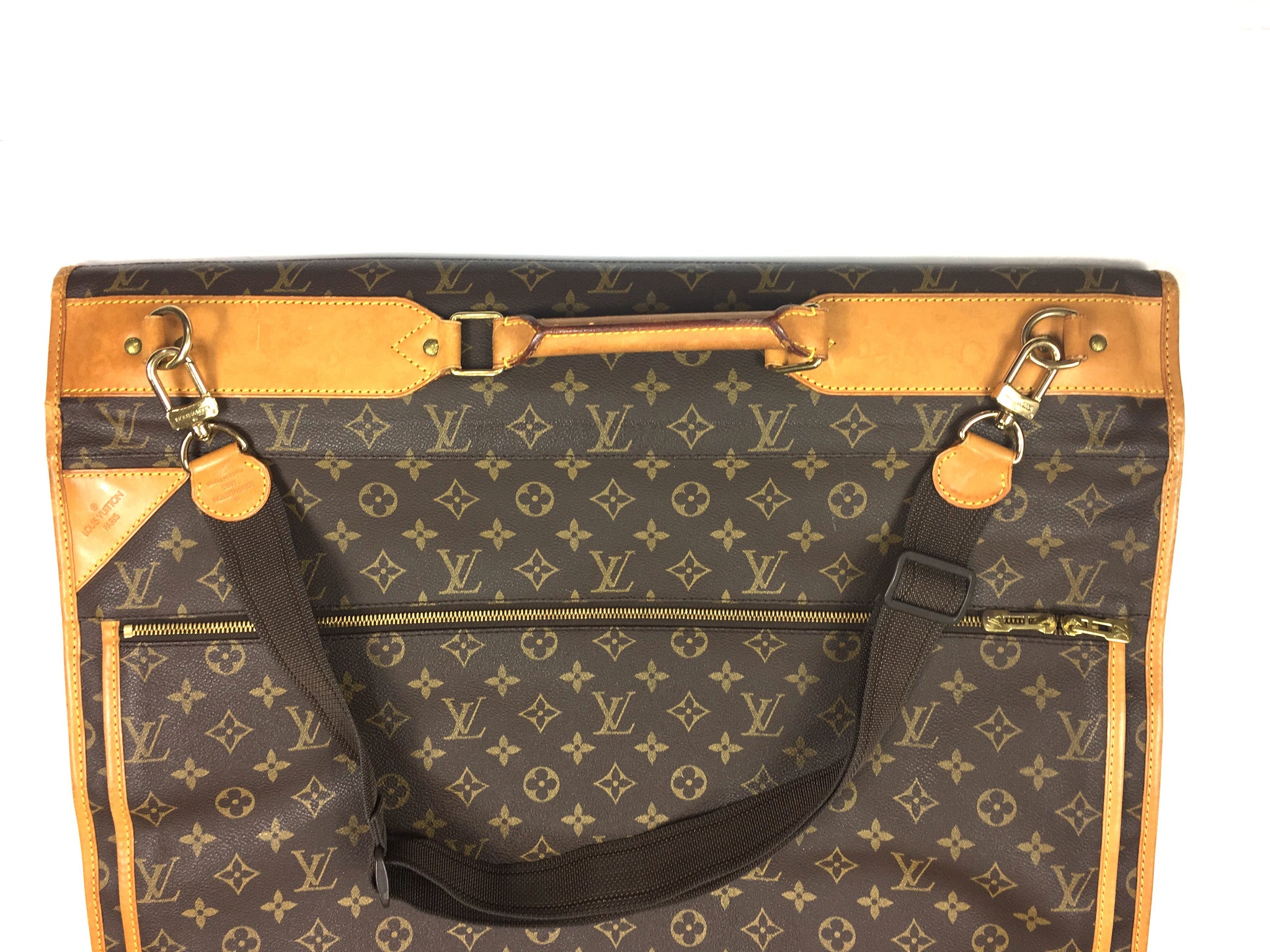 LOUIS VUITTON Garment Travel Luggage Bag + 2 Hangers – Pretty Things Hoarder
