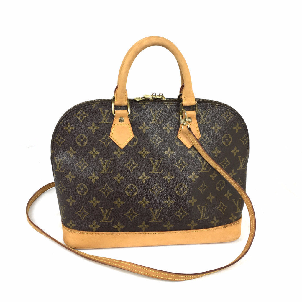 LOUIS VUITTON Monogram Alma PM w/ strap