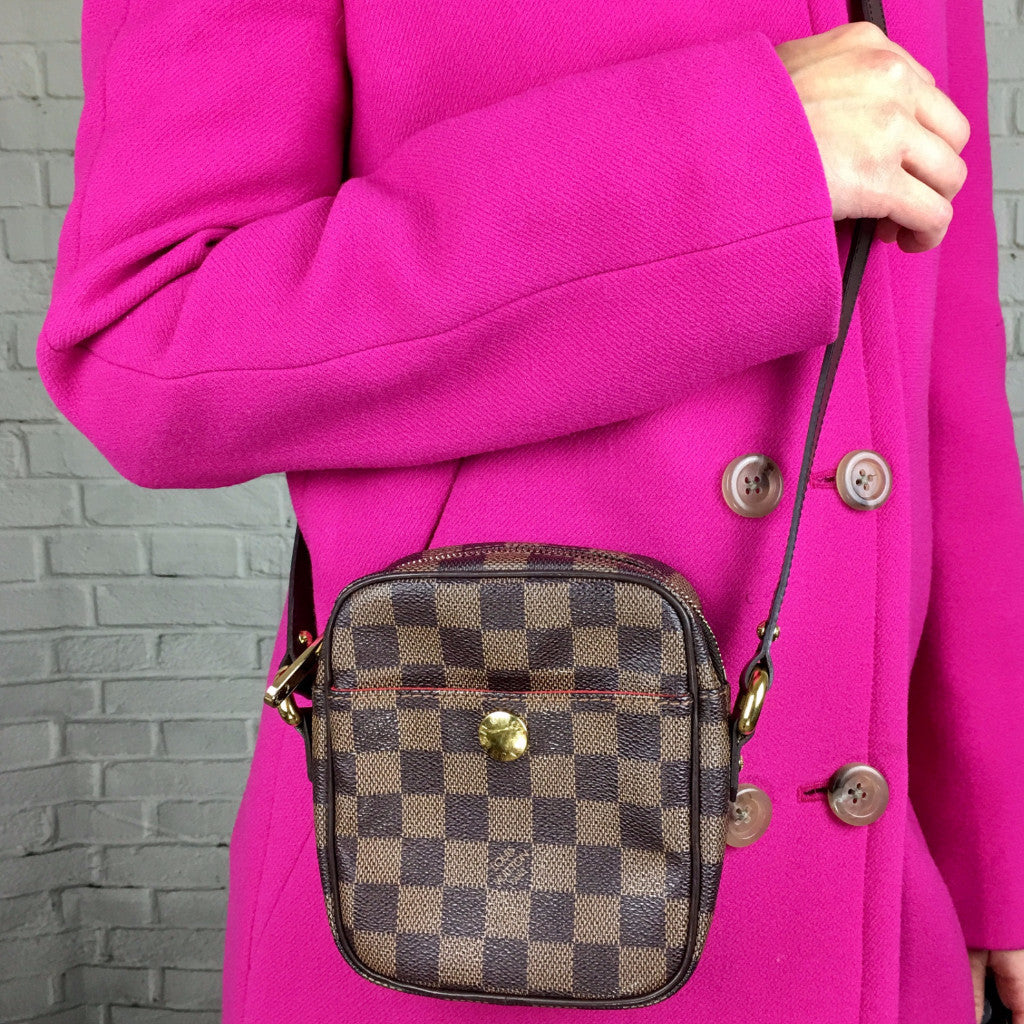 Louis Vuitton 2005 pre-owned Damier Ebène Rift Crossbody Bag