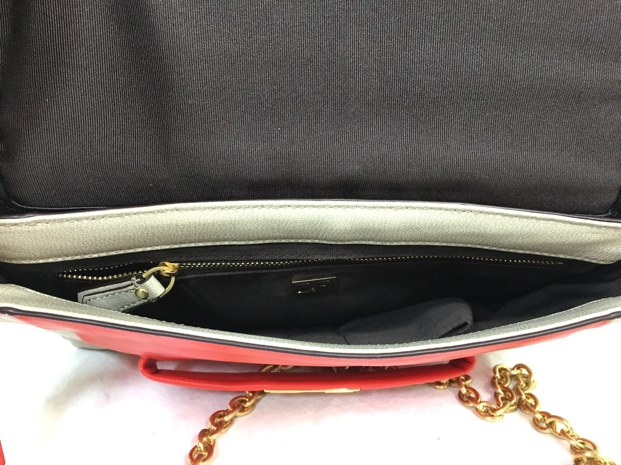 DIANE VON FURSTENBERG Colorblock Clutch