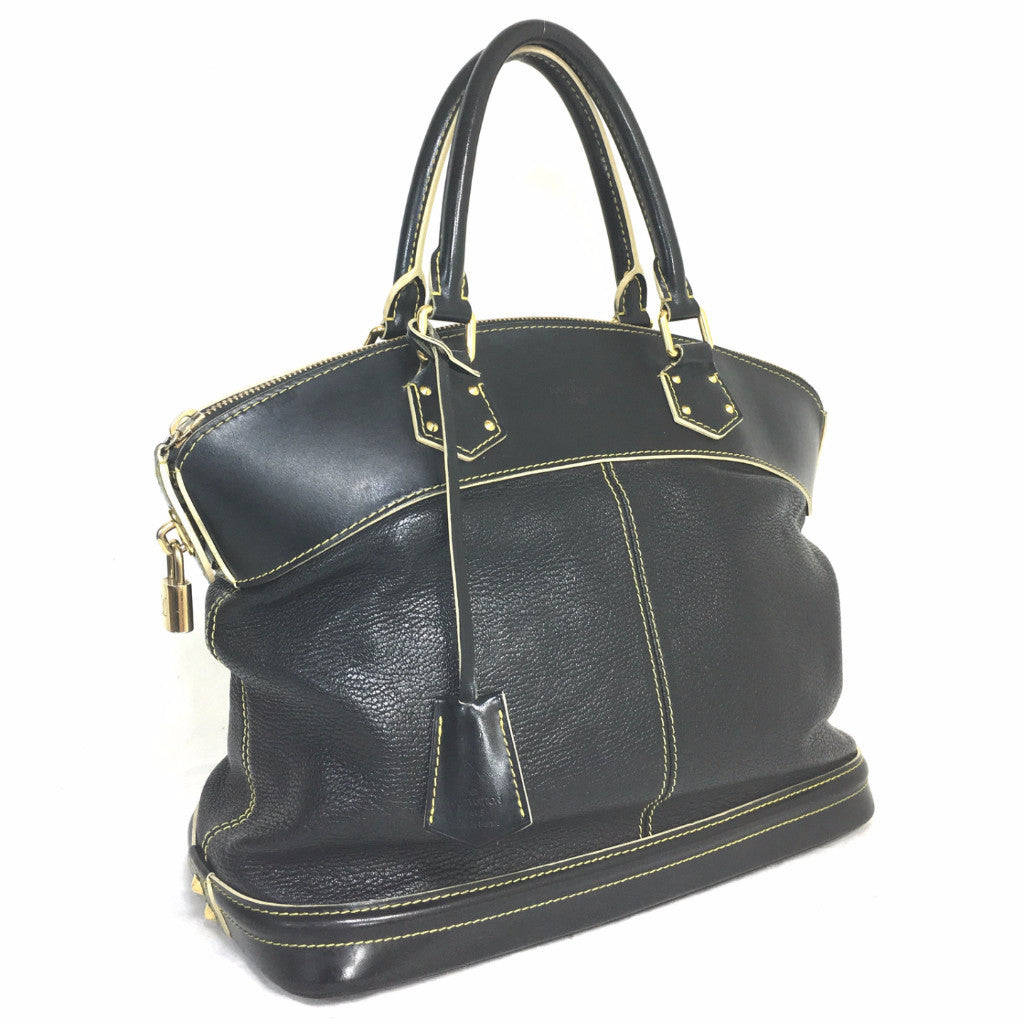 Louis Vuitton Black Suhali Leather Lockit PM Bag at 1stDibs
