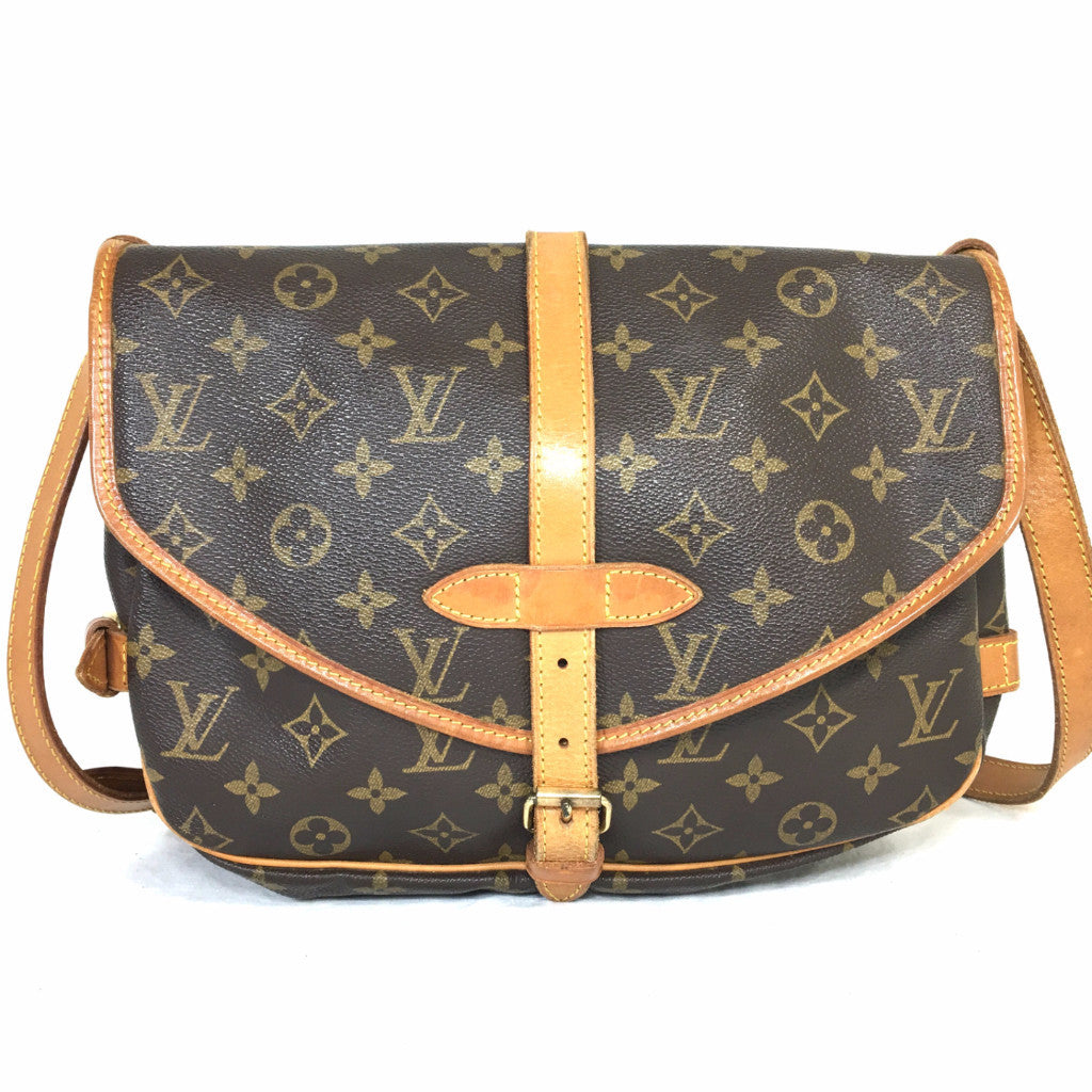 LOUIS VUITTON Monogram Saumur 30 Crossbody Bag