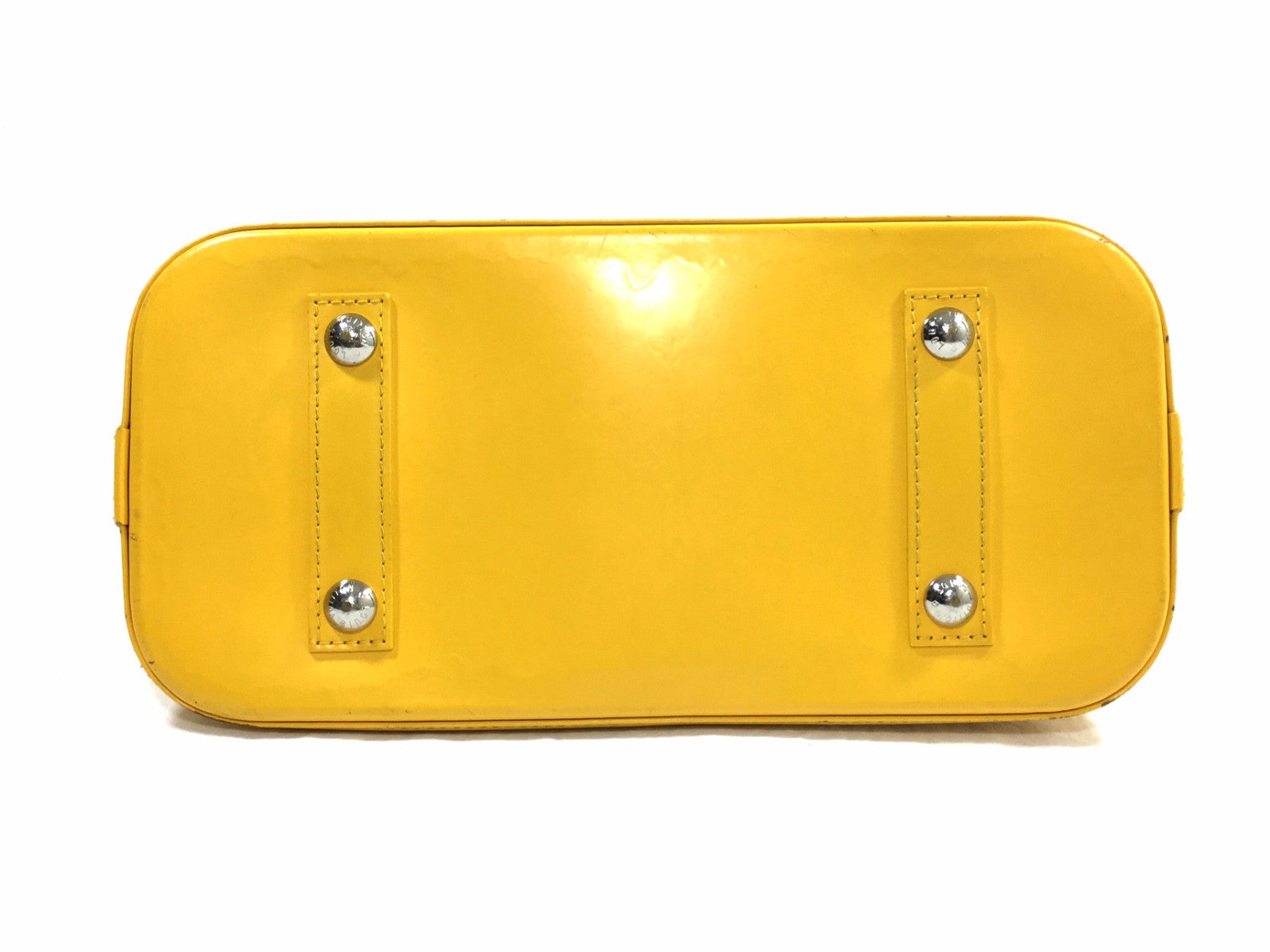 LOUIS VUITTON Epi Citron Yellow Alma PM Handbag