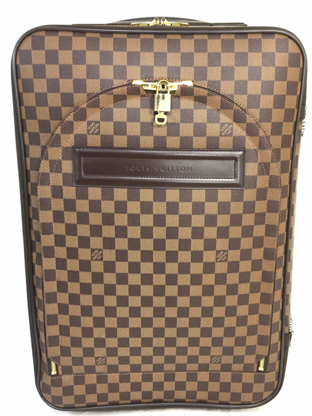 LOUIS VUITTON Damier Ebene Pegase 55 Suitcase Roller Luggage