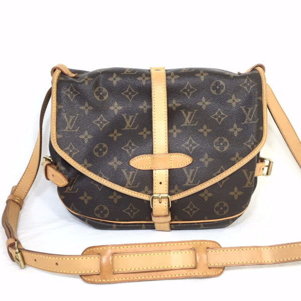 LOUIS VUITTON Monogram Saumur 30 Crossbody Bag
