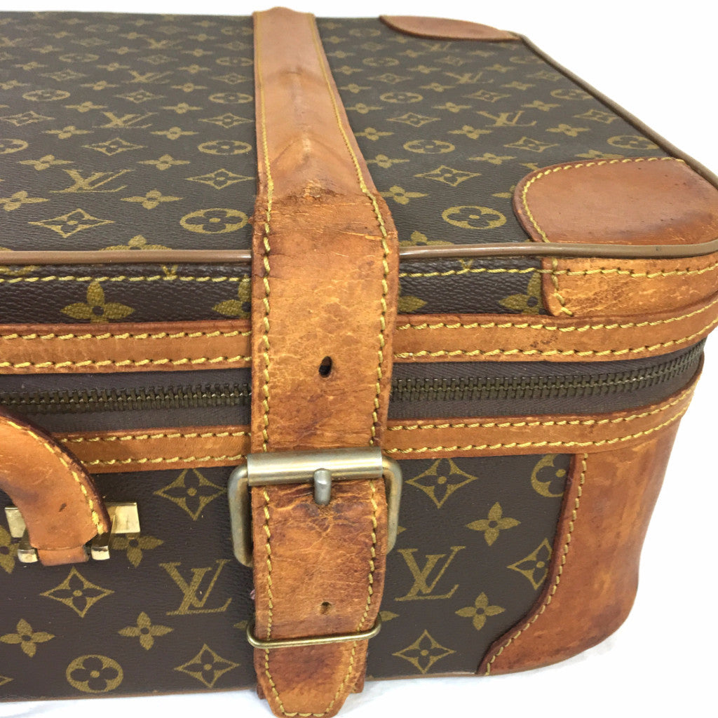 Vintage Louis Vuitton Custom Clear Acrylic LV Monogram Moët Suitcase Trunk  SALE