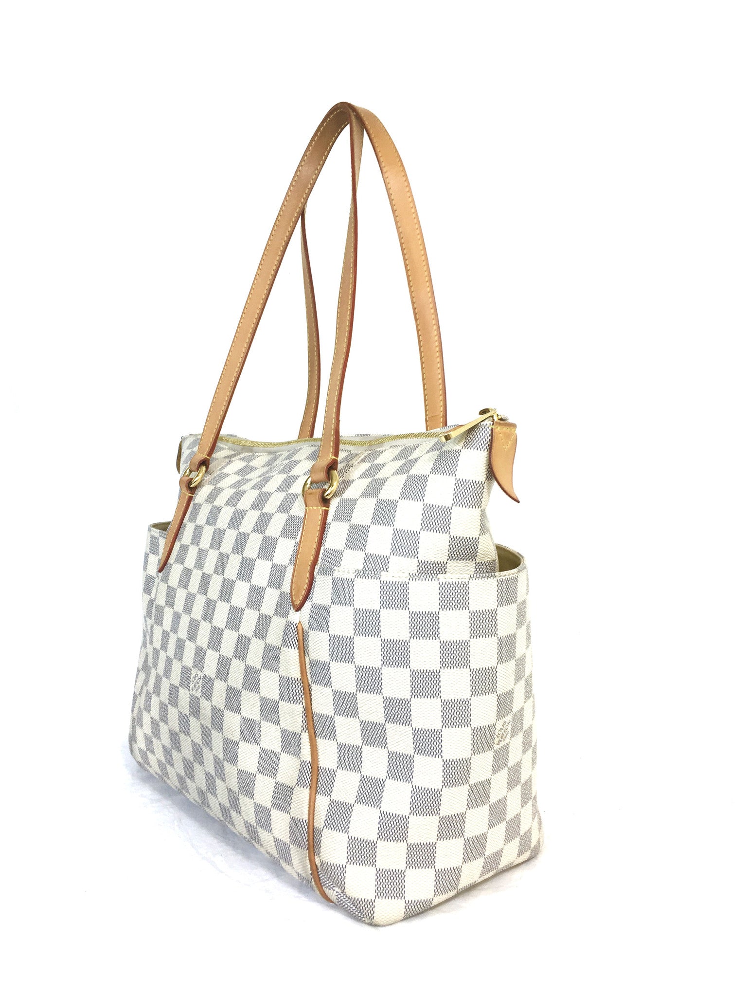 Authentic Louis Vuitton Damier Azur Totally MM Tote Bag N51262 LV Junk  H7119 - Organic Olivia