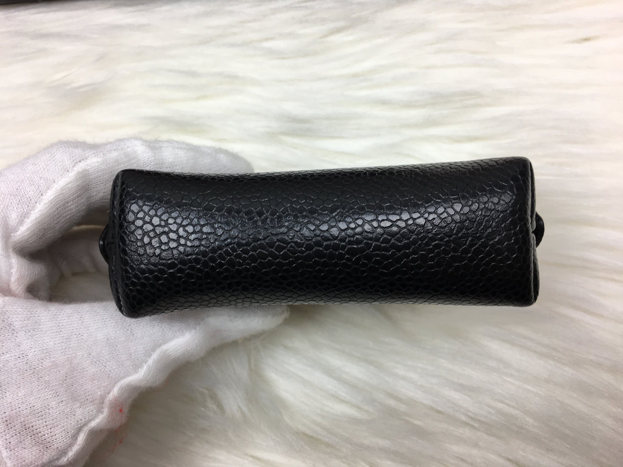 CHANEL CC Caviar Leather Coin Case / Pouch