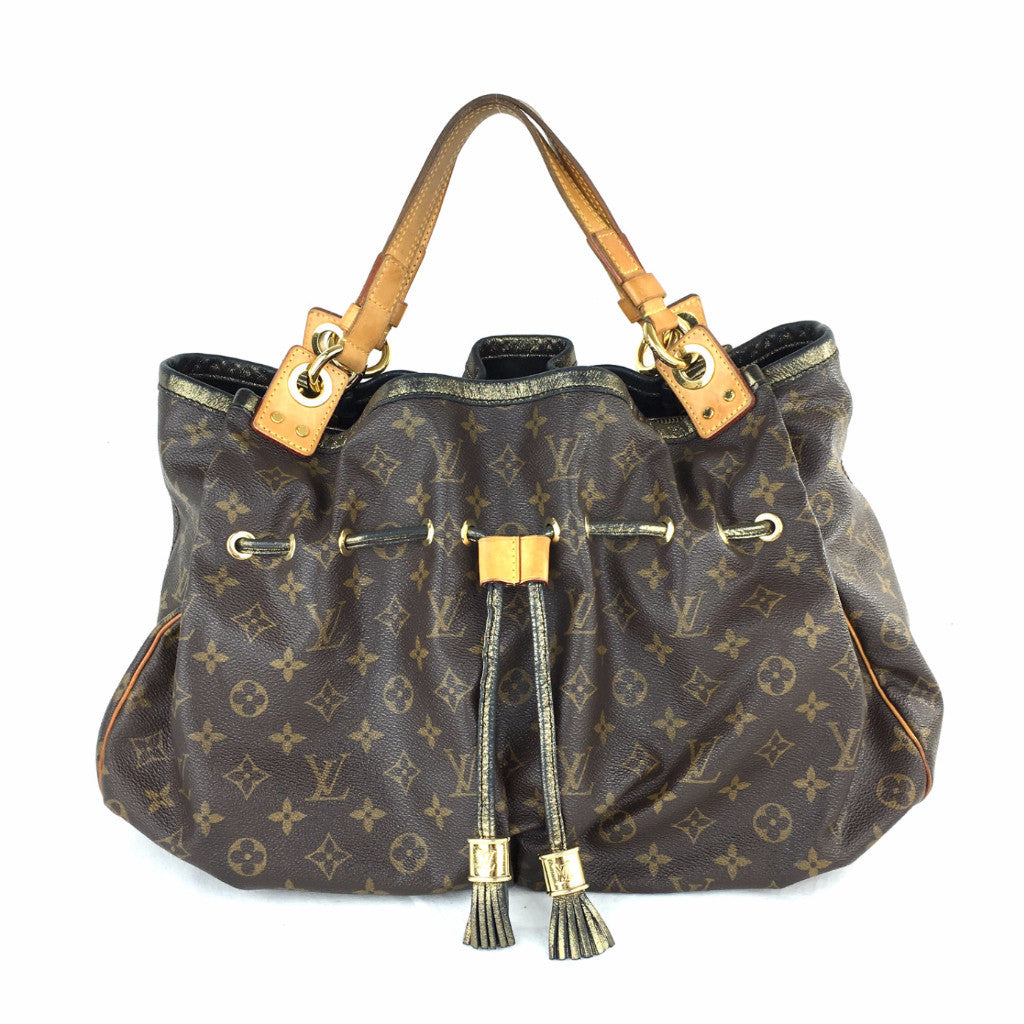 Louis Vuitton Irene Handbag Monogram Embossed Suede and 40066259