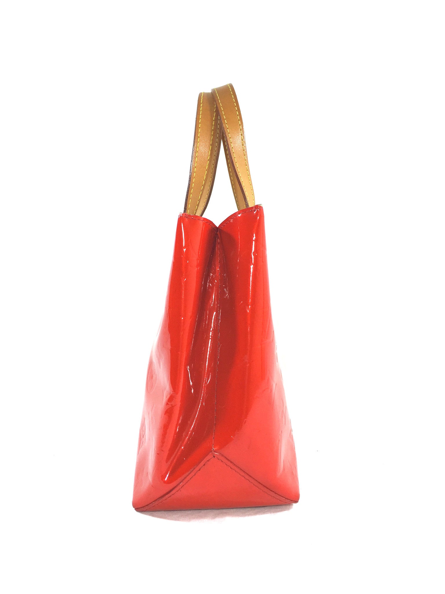Louis Vuitton, Bags, Louis Vuitton Red Vernis Reade Pm Tote Bag With  Vernis Pm Agenda Planner