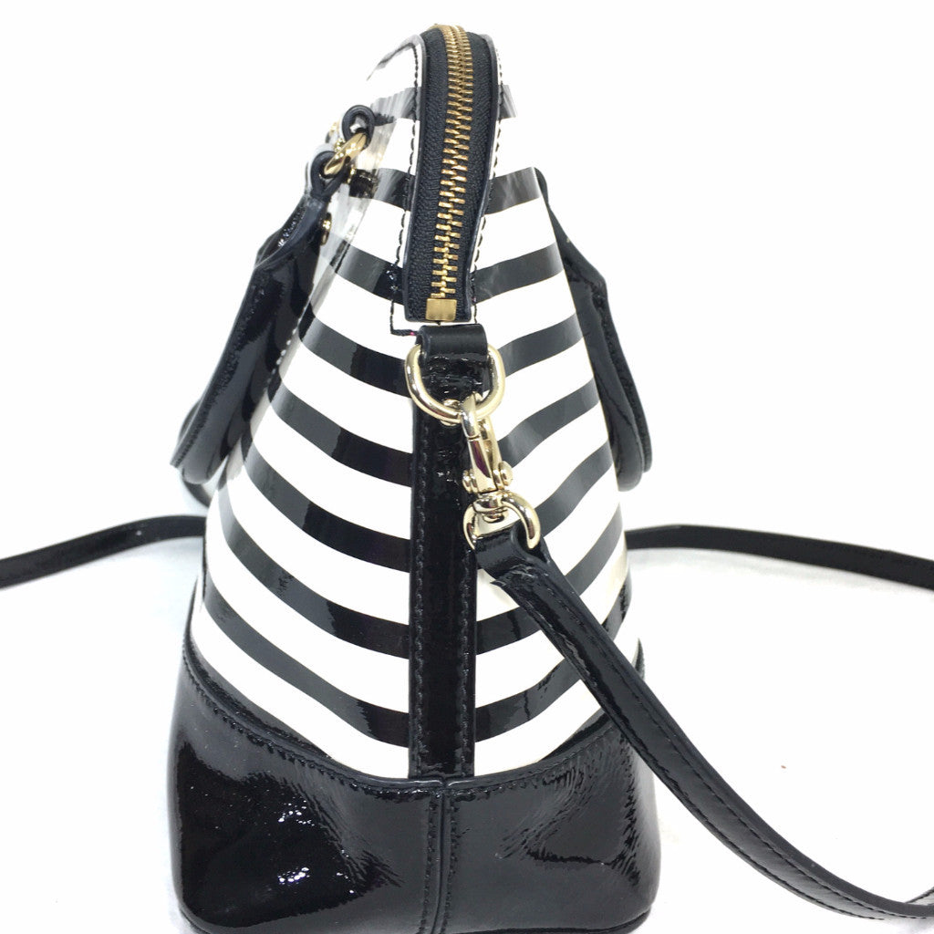 KATE SPADE Striped Satchel Handbag