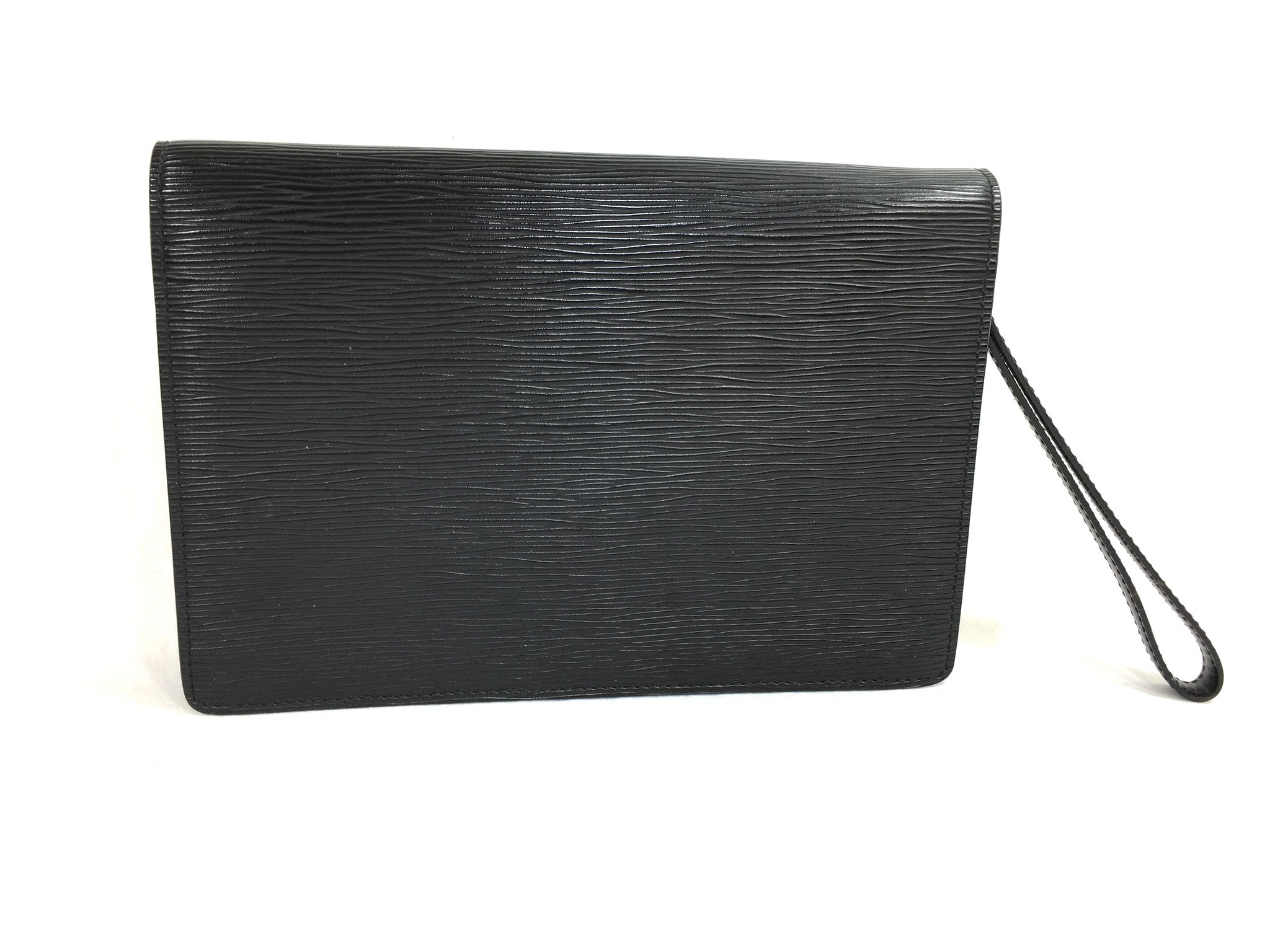 Louis Vuitton, A black Epi Leather 'Sellier Dragonne' Clutch