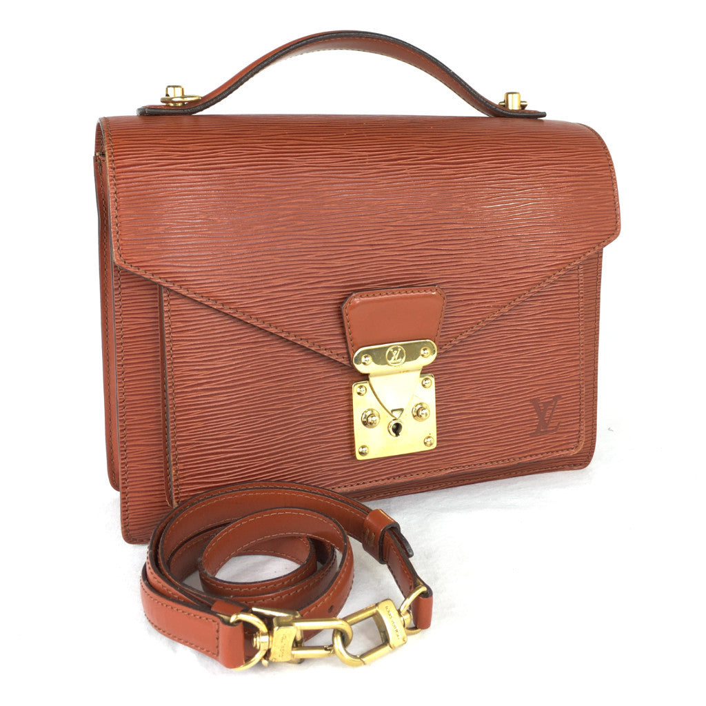 Louis Vuitton, Epi Leather 'Monceau' Bag. - Bukowskis