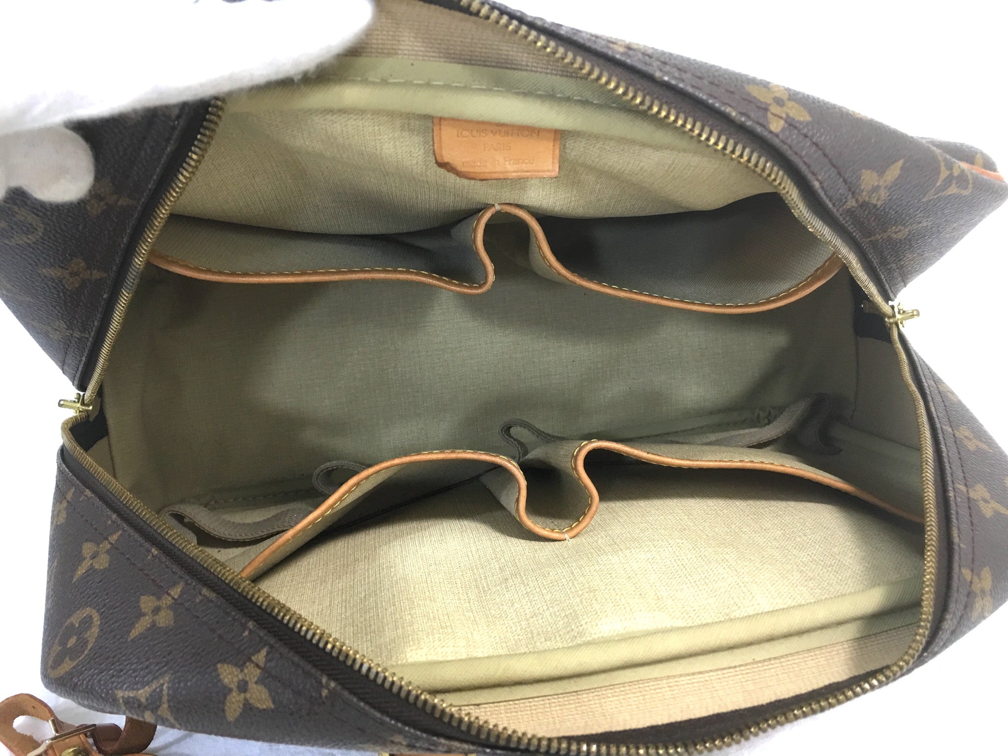 Louis Vuitton, Bags, Louis Vuitton Deauville Monogram Handbag Tote  Satchel Boston Speedy Bag Mb03