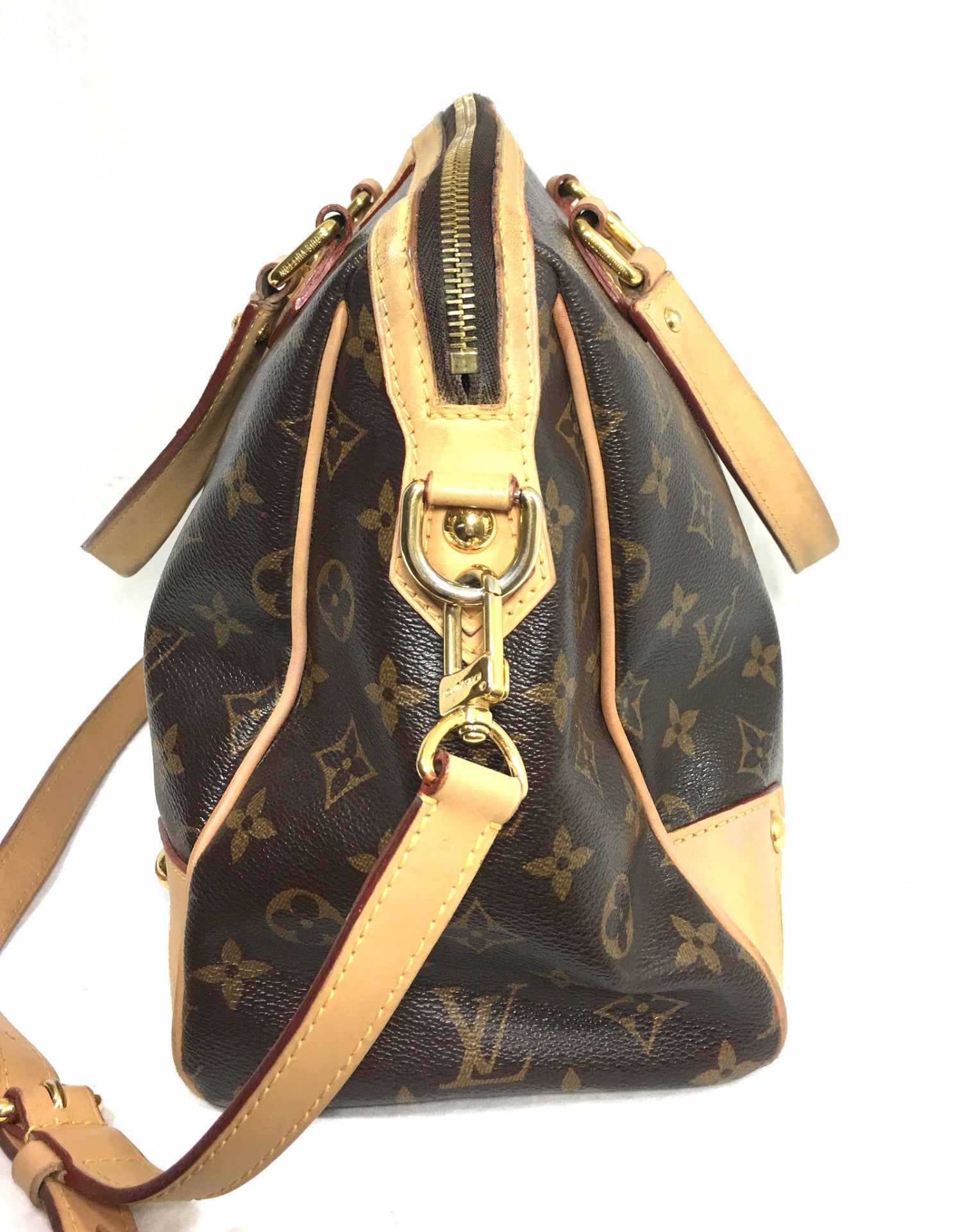 Retiro leather handbag Louis Vuitton Brown in Leather - 35393608