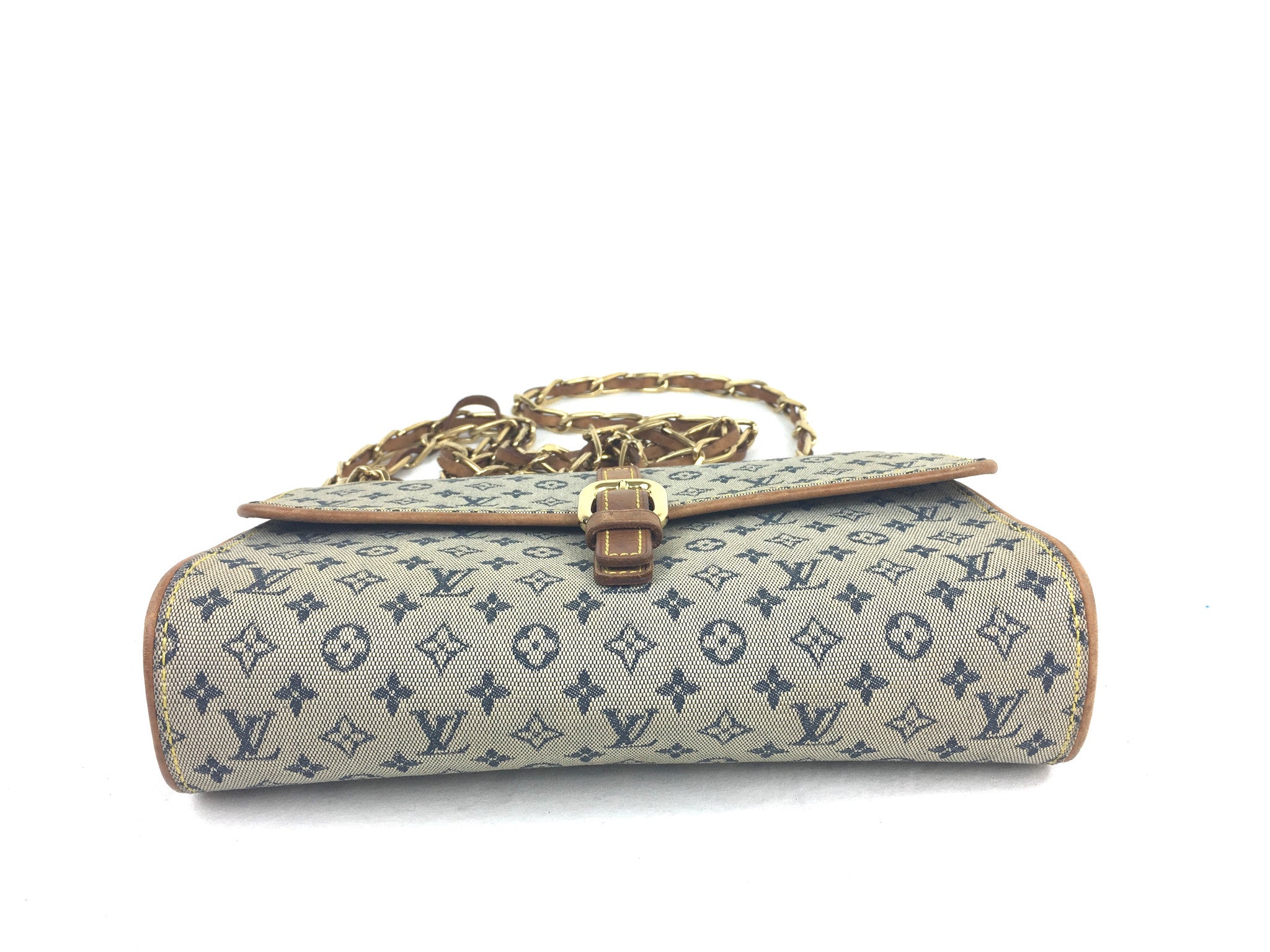 Camille crossbody bag Louis Vuitton Blue in Cotton - 23731009