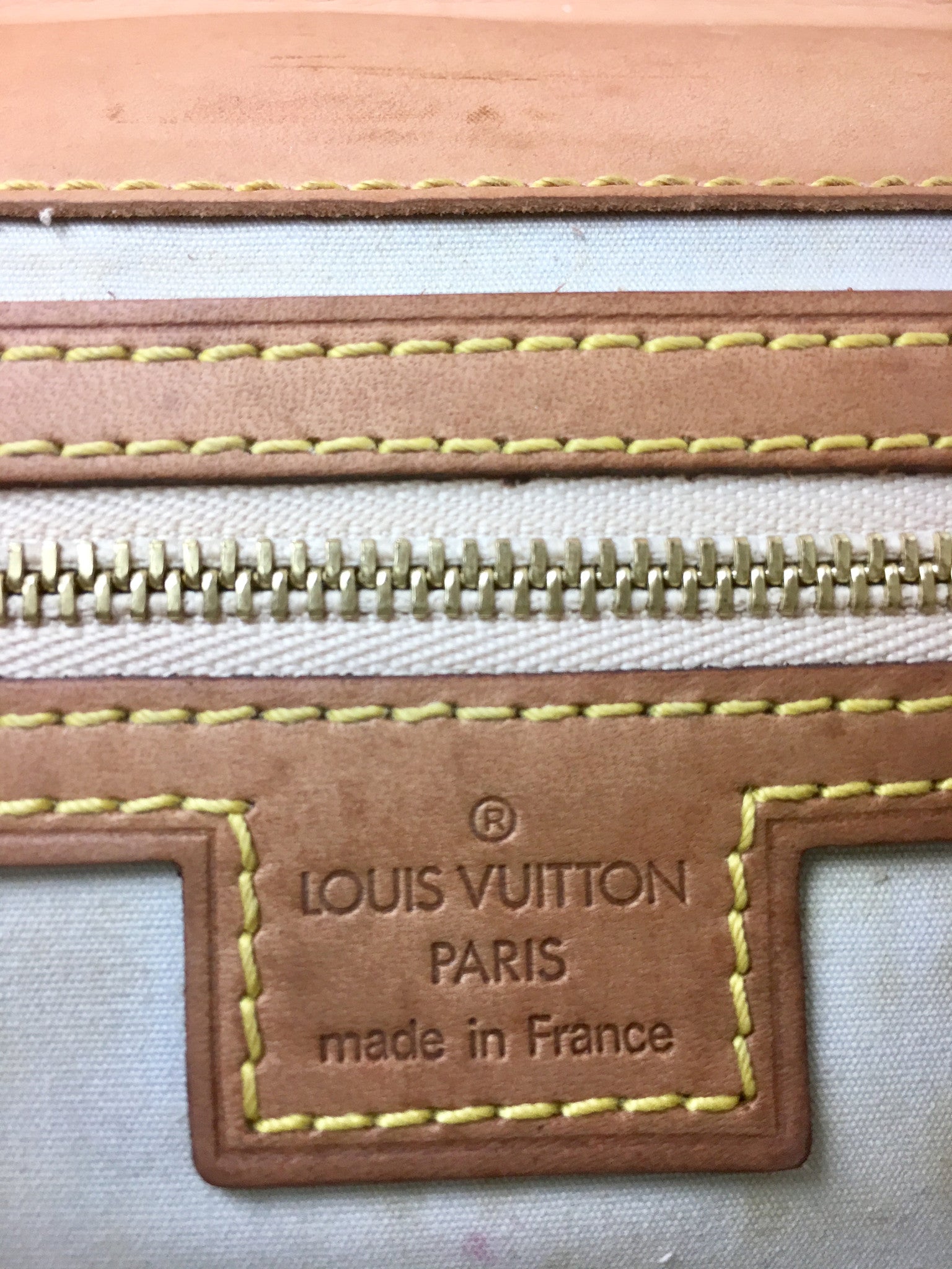 Camille crossbody bag Louis Vuitton Blue in Cotton - 23731009