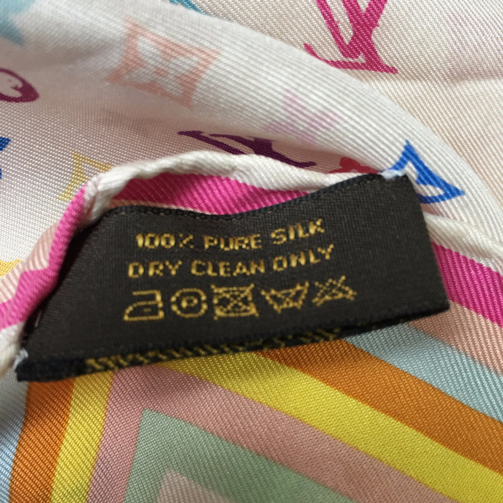 LOUIS VUITTON Multi Monogram Silk Scarf