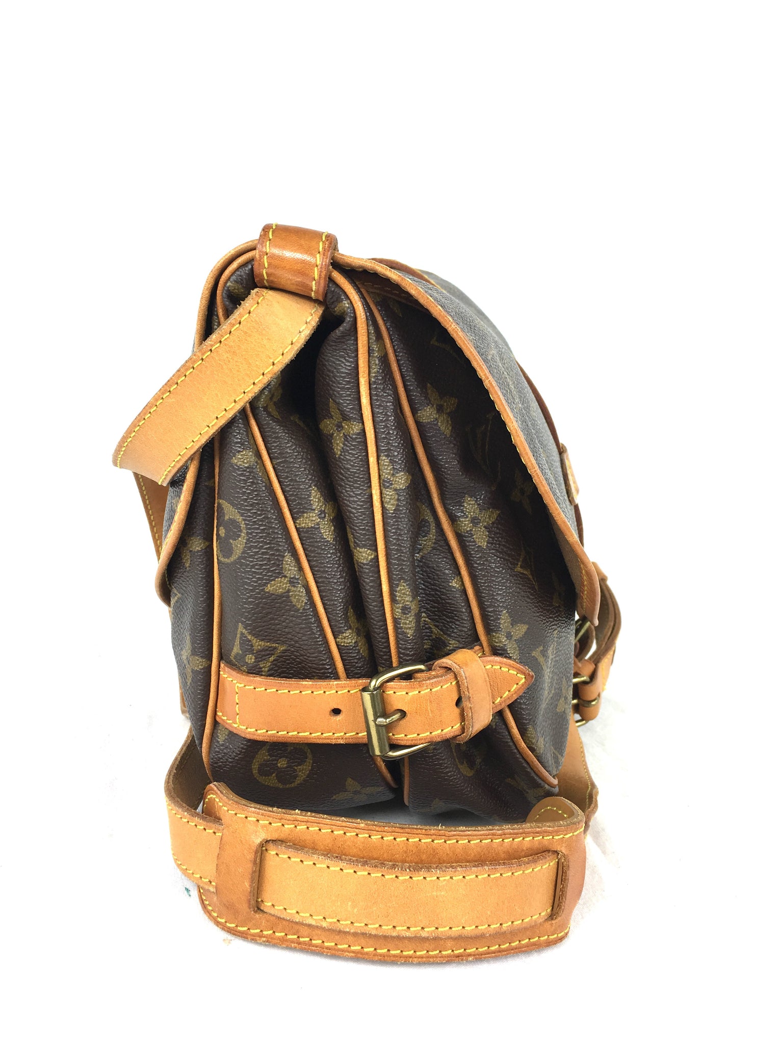 LOUIS VUITTON Mono Saumur 30 Crossbody Bag