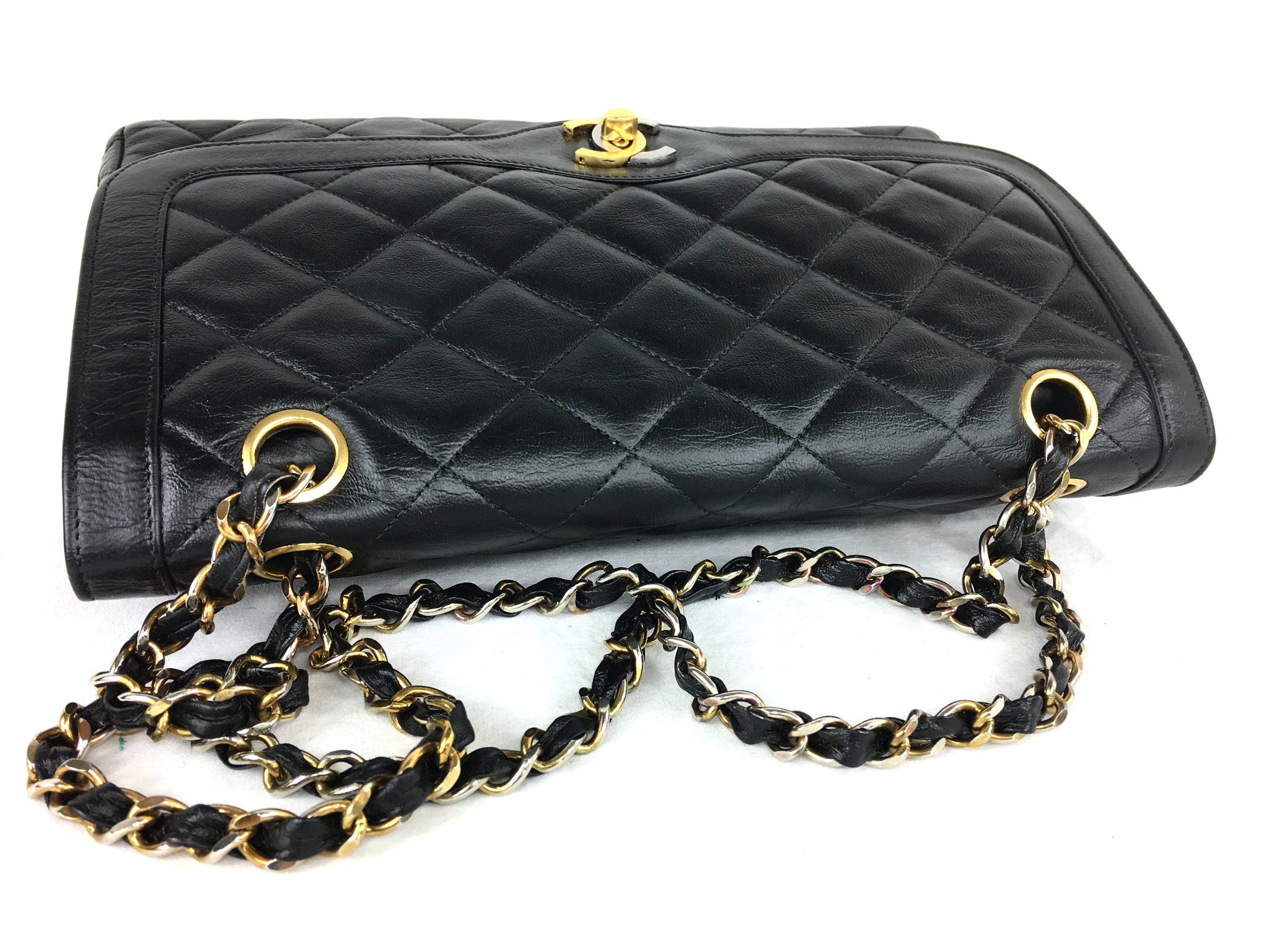 CHANEL Paris Limited Edition 2.55 Double Flap Vintage Bag