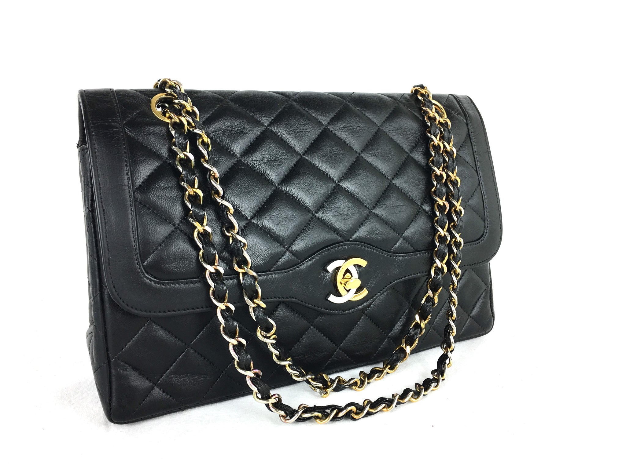 CHANEL Paris Limited Edition 2.55 Double Flap Vintage Bag