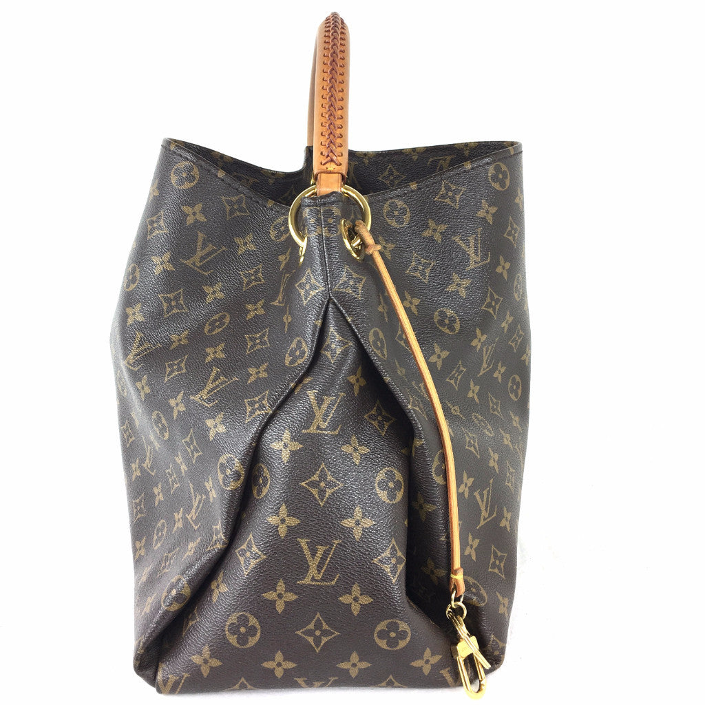 Louis Vuitton ARTSY MM Brown Leather ref.150039 - Joli Closet