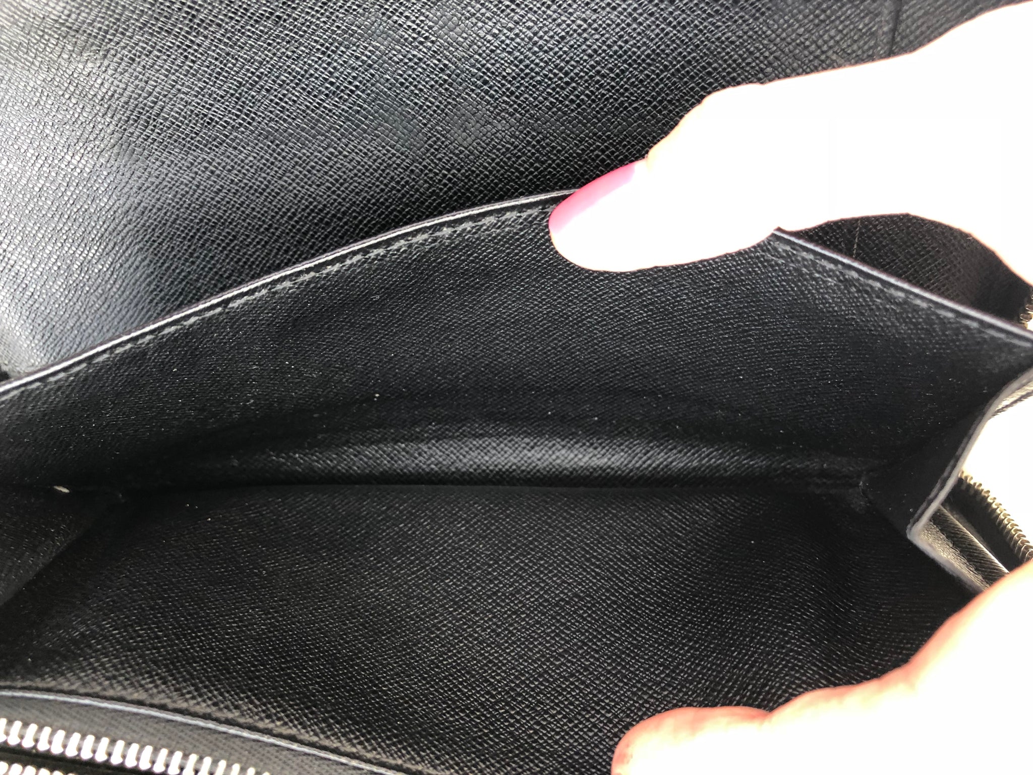 Louis Vuitton Damier Graphite Zippy Organizer Large Zip Around Wallet Clutch  861565