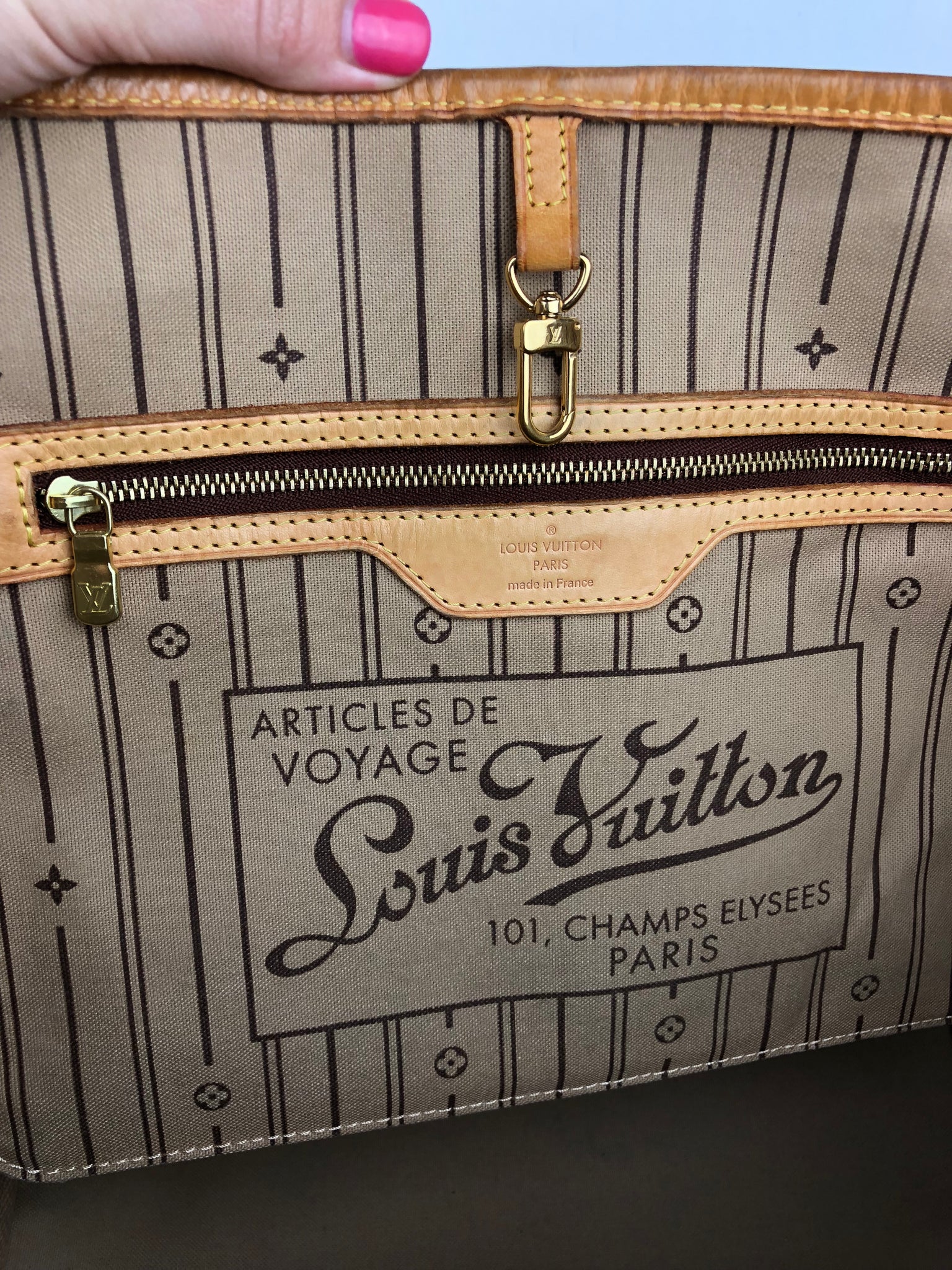 LOUIS VUITTON Monogram Neverfull MM (VI1027)