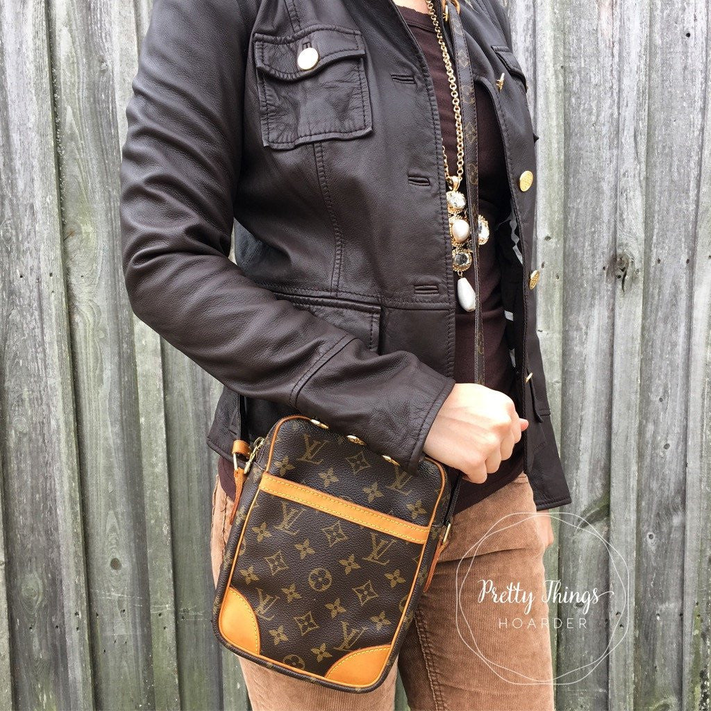 LOUIS VUITTON Danube Monogram Crossbody Bag