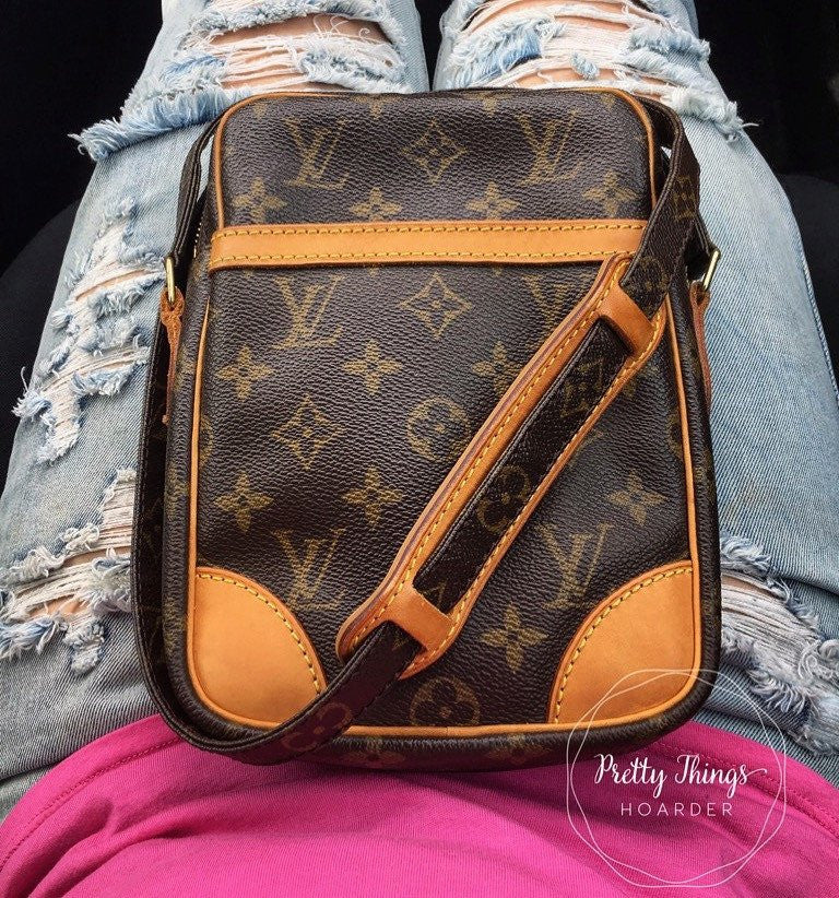 LOUIS VUITTON Danube Monogram Crossbody Bag