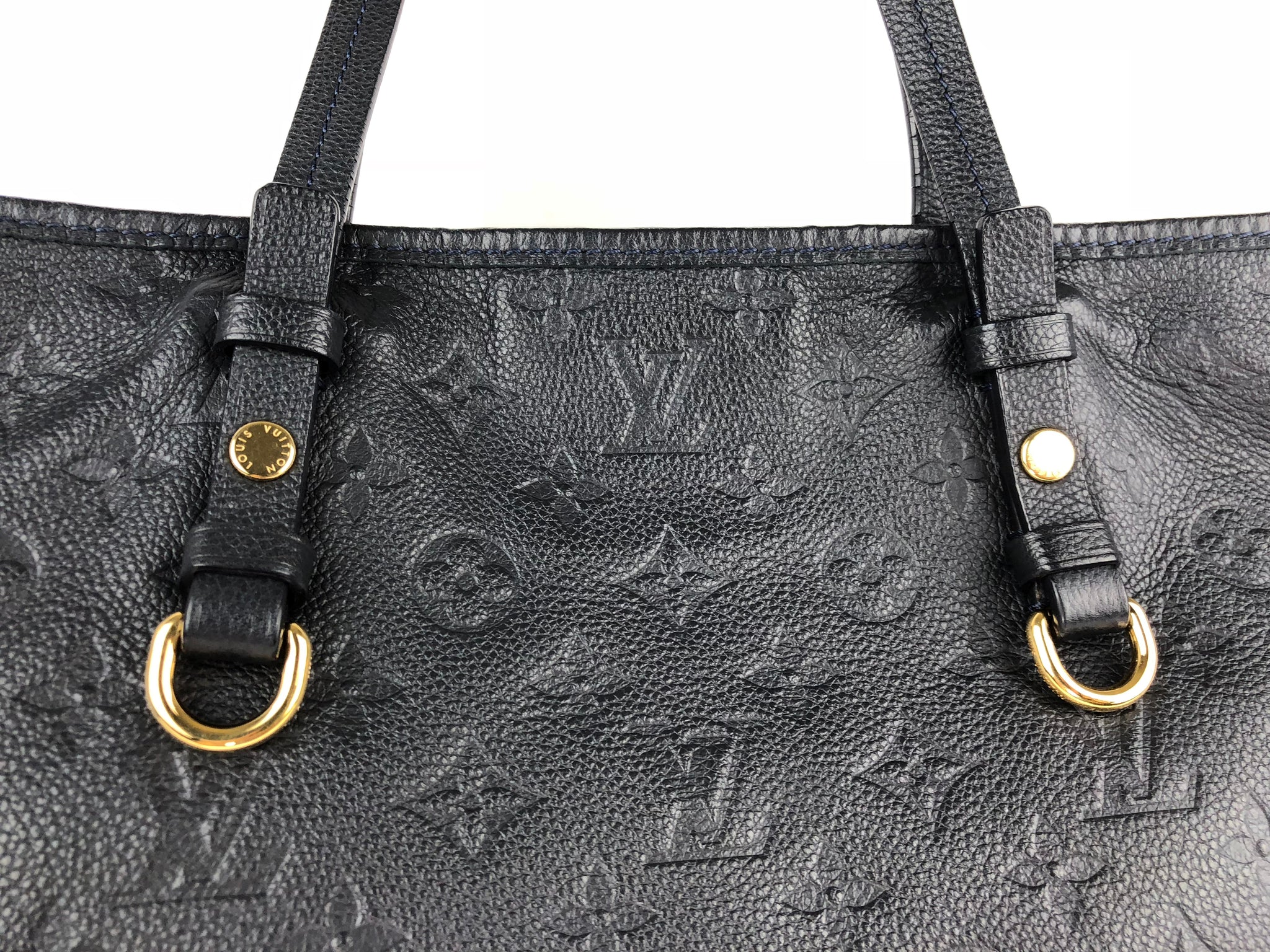 Louis Vuitton Black Infini Empreinte Leather Monogram Citadine 27LVS1215